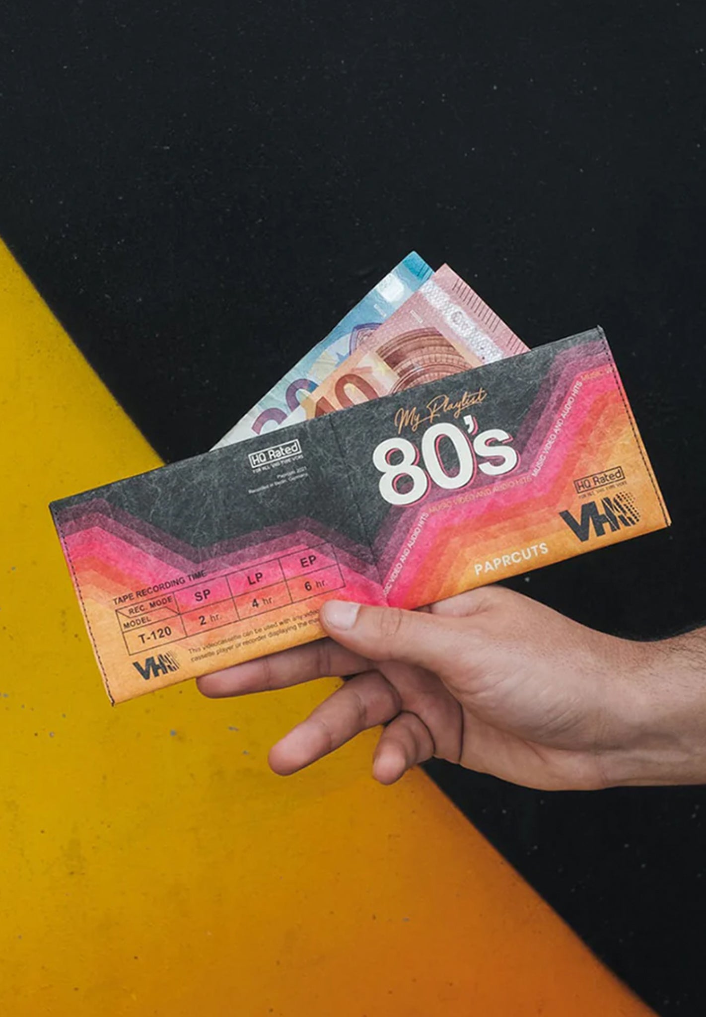 PAPRCUTS - RFID Portemonnaie - VHS - BACKYARD