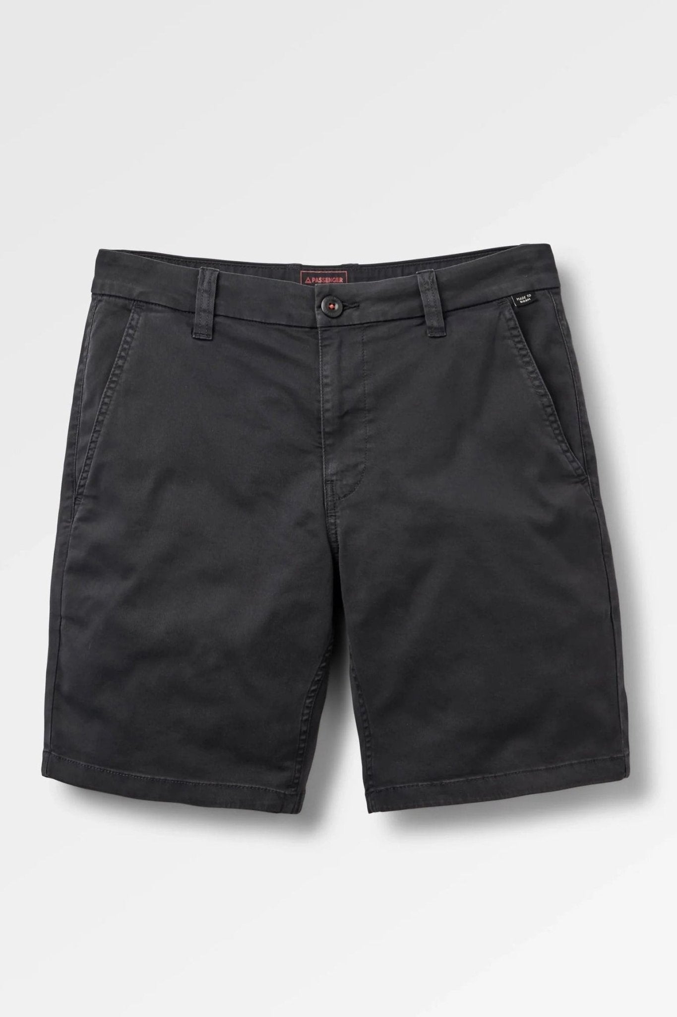 PASSENGER - 365 Organic Cotton Shorts 2.0 - Faded Black - BACKYARD