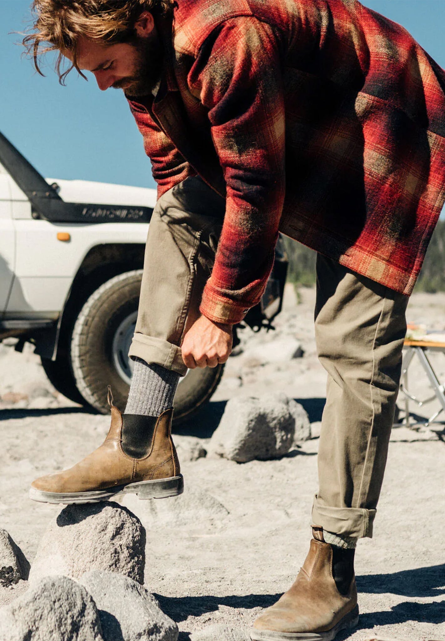 PASSENGER - 365 Organic Cotton Trouser - Dusty Olive - BACKYARD