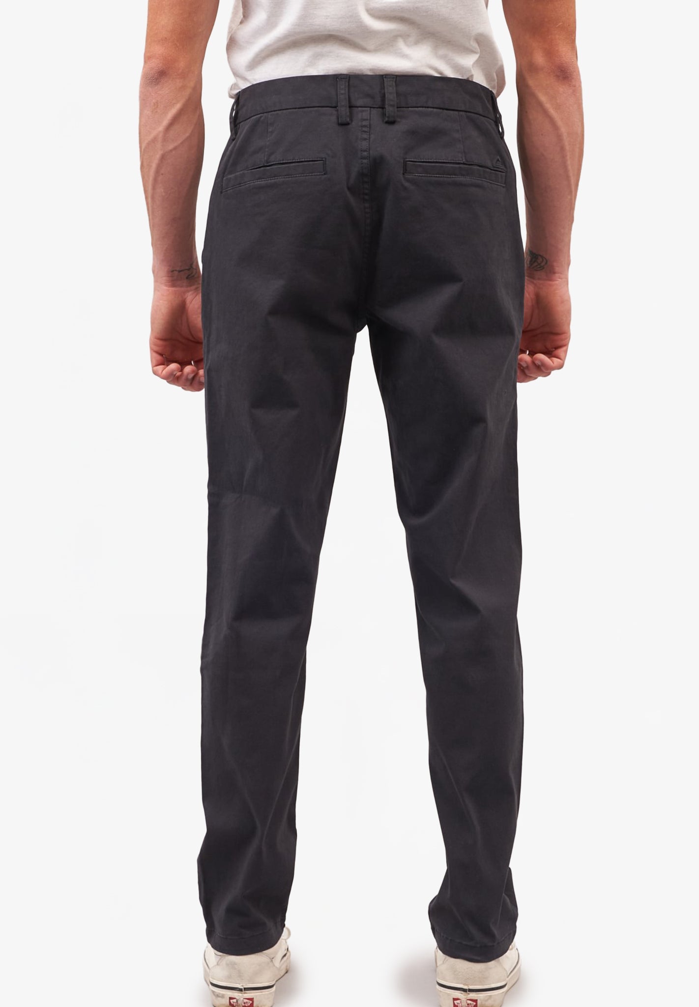 PASSENGER - 365 Organic Cotton Trouser - Faded Black - BACKYARD