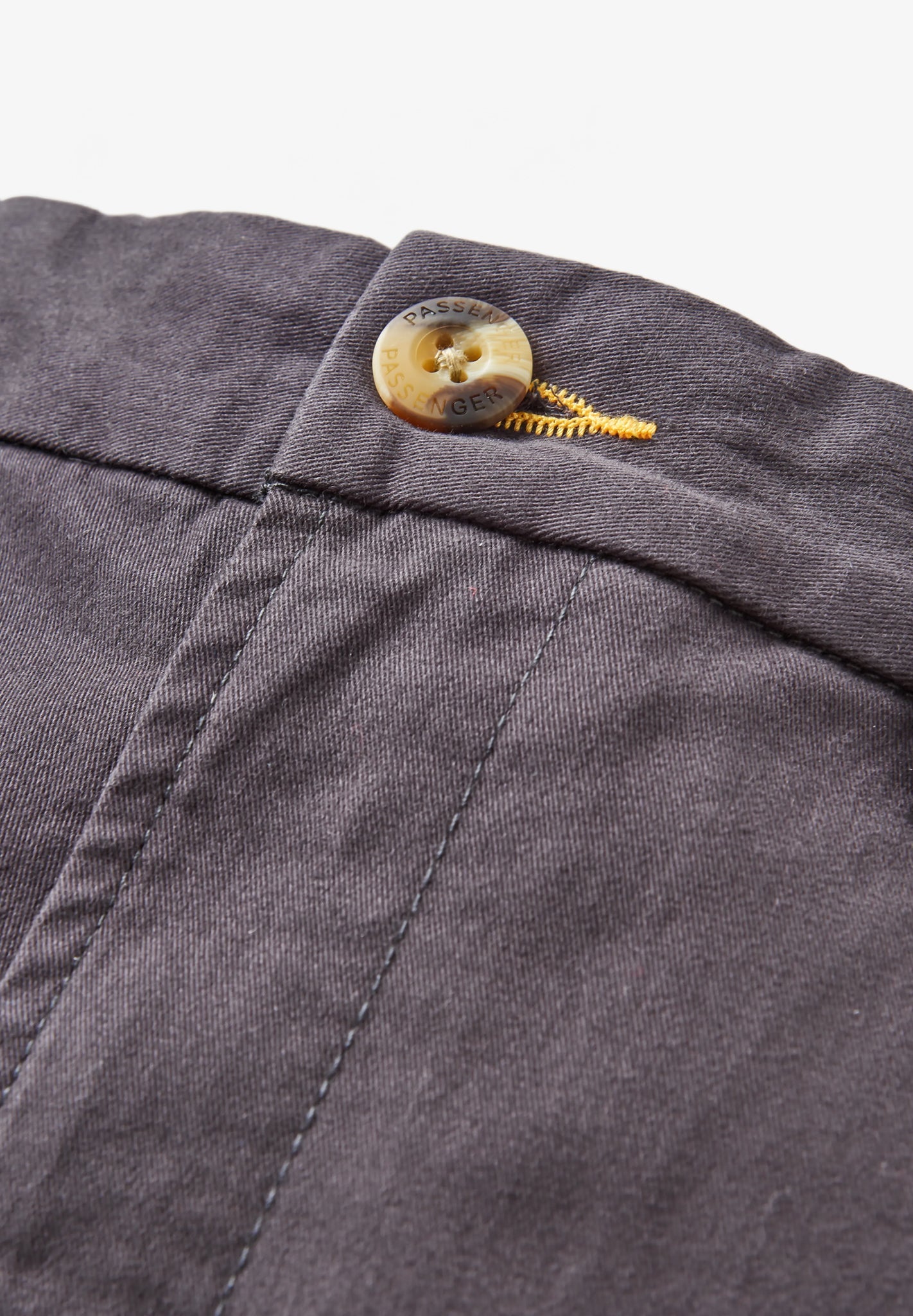 PASSENGER - 365 Organic Cotton Trouser - Faded Black - BACKYARD