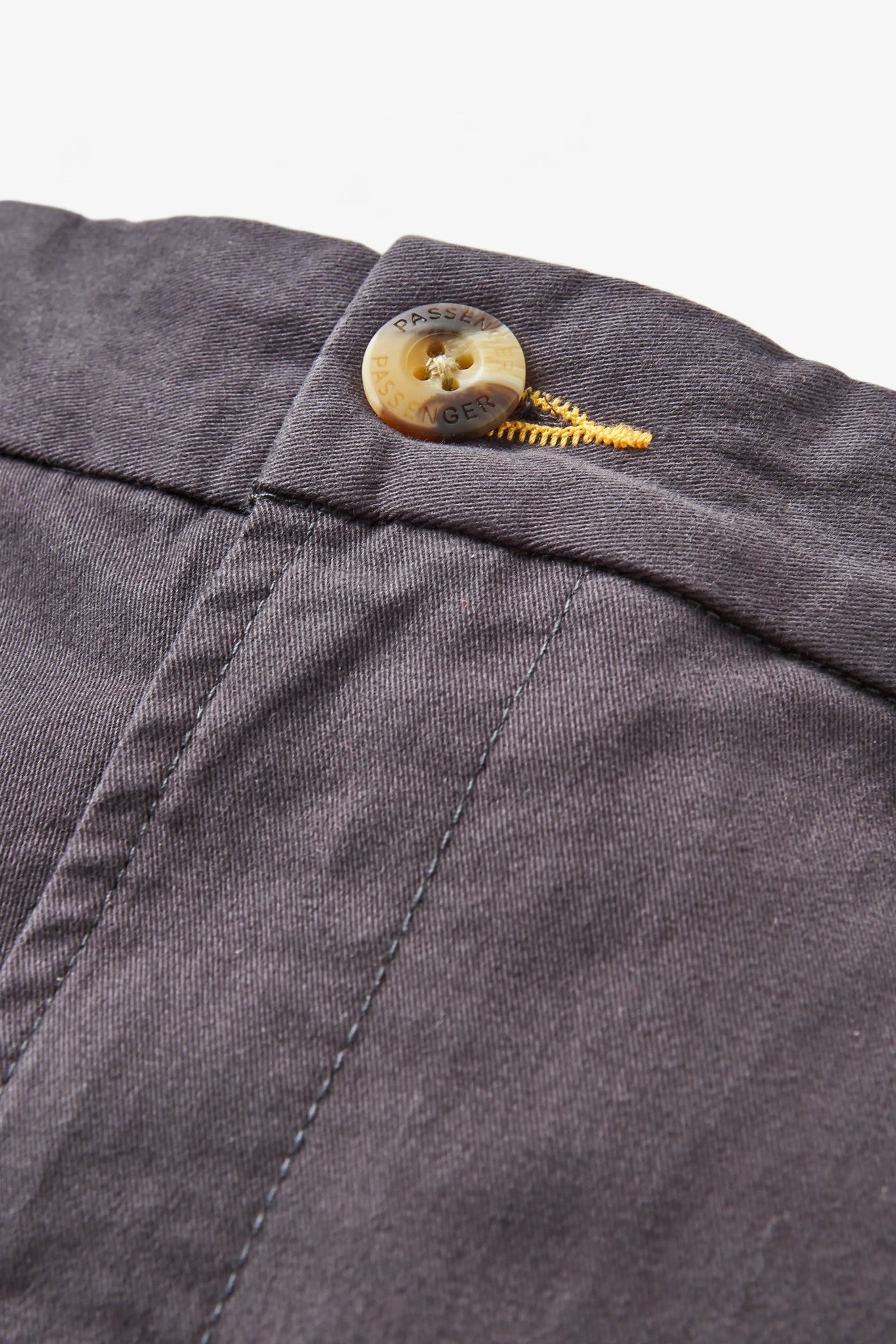 PASSENGER - 365 Organic Cotton Trouser - Faded Black - BACKYARD
