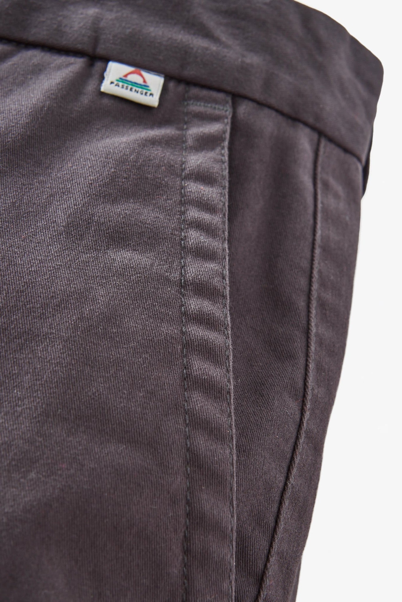 PASSENGER - 365 Organic Cotton Trouser - Faded Black - BACKYARD