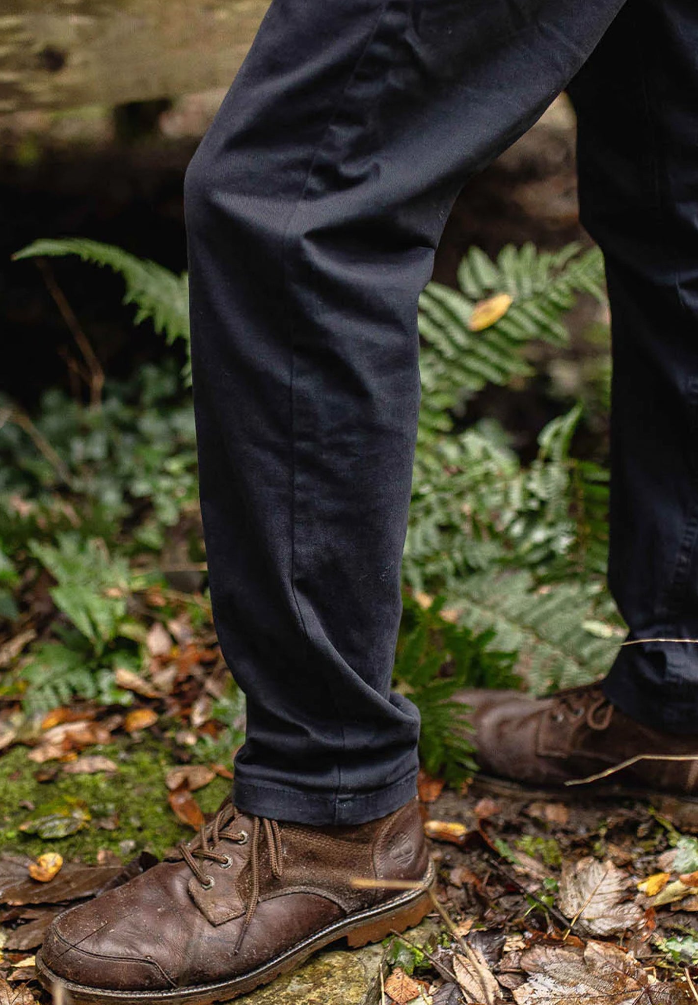 PASSENGER - 365 Organic Cotton Trouser - Faded Black - BACKYARD