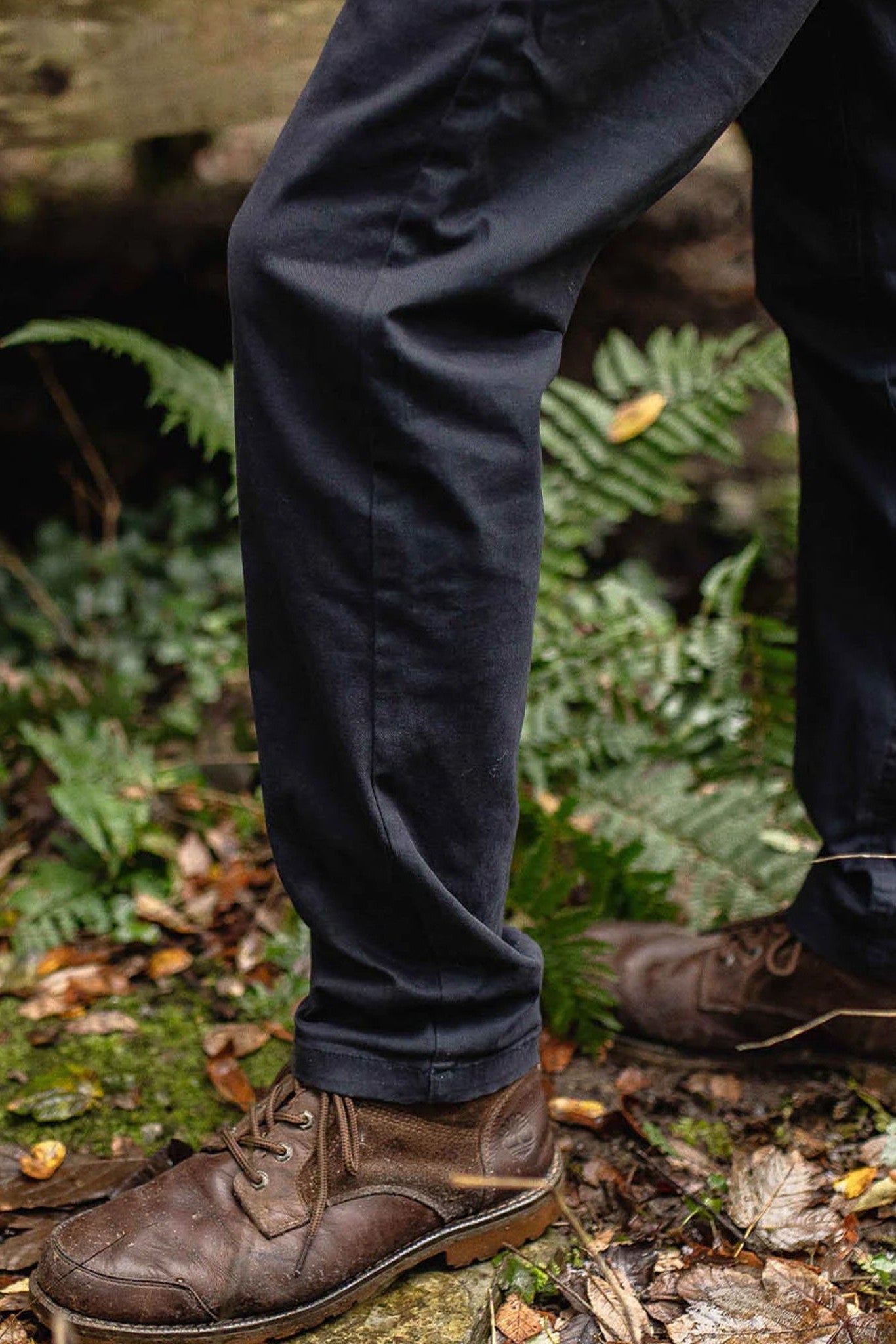 PASSENGER - 365 Organic Cotton Trouser - Faded Black - BACKYARD
