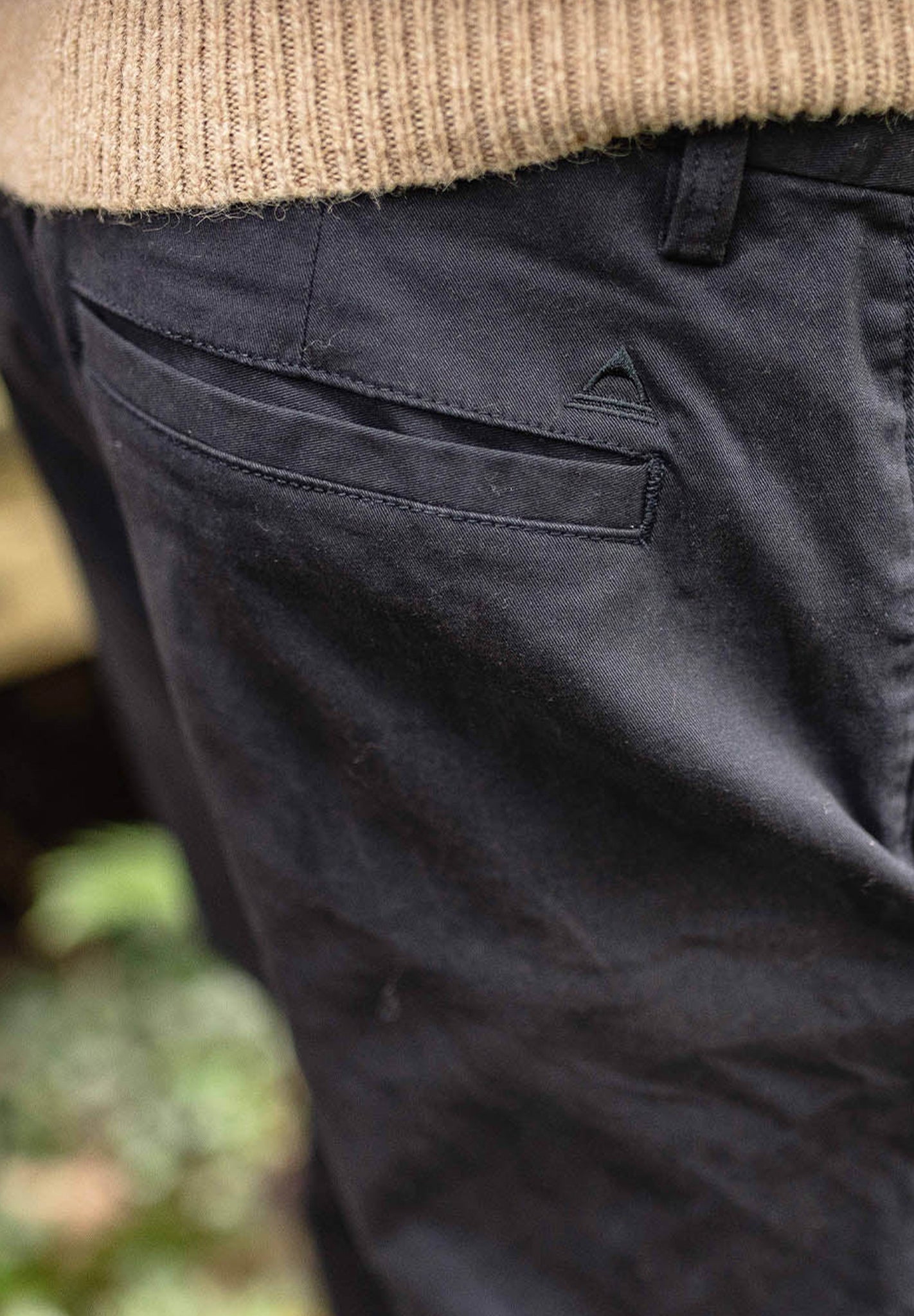 PASSENGER - 365 Organic Cotton Trouser - Faded Black - BACKYARD