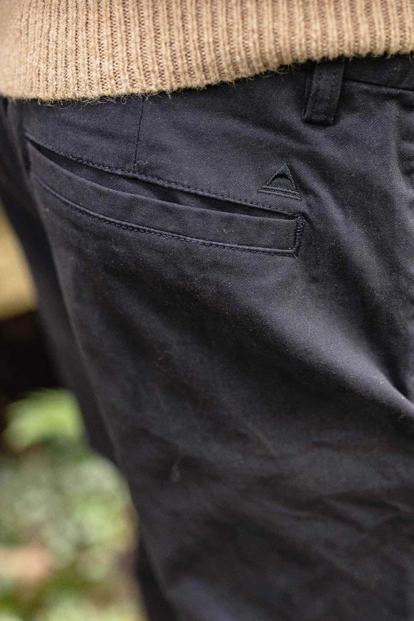 PASSENGER - 365 Organic Cotton Trouser - Faded Black - BACKYARD