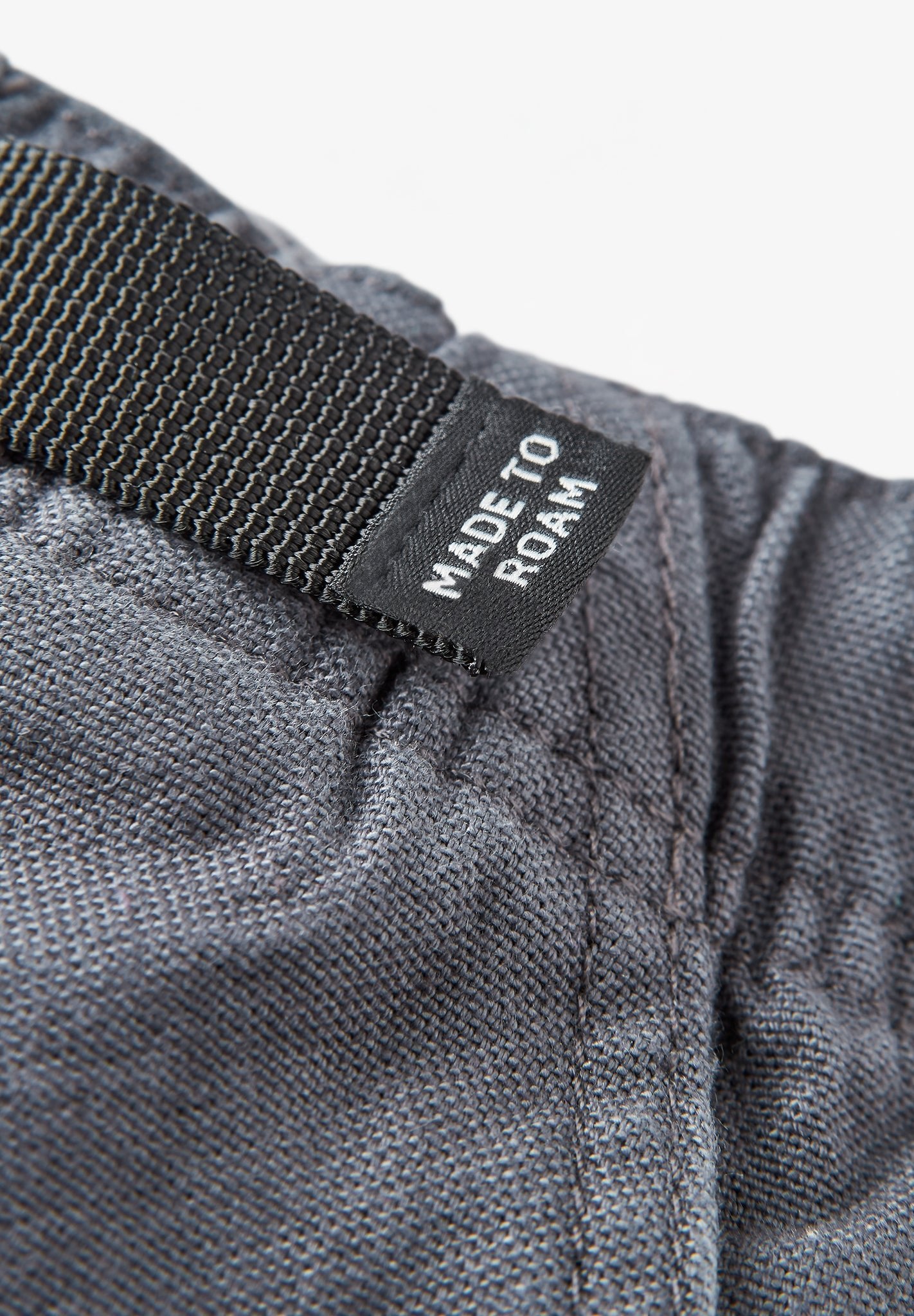 PASSENGER - Adventurer Organic Canvas Trouser - Charcoal - BACKYARD