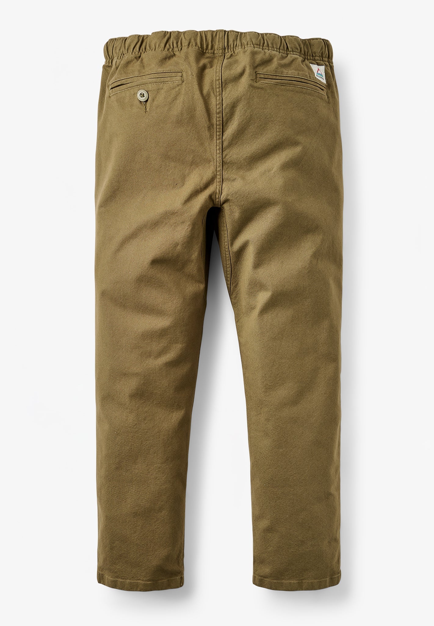 PASSENGER - Adventurer Organic Canvas Trouser - Dark Olive - BACKYARD