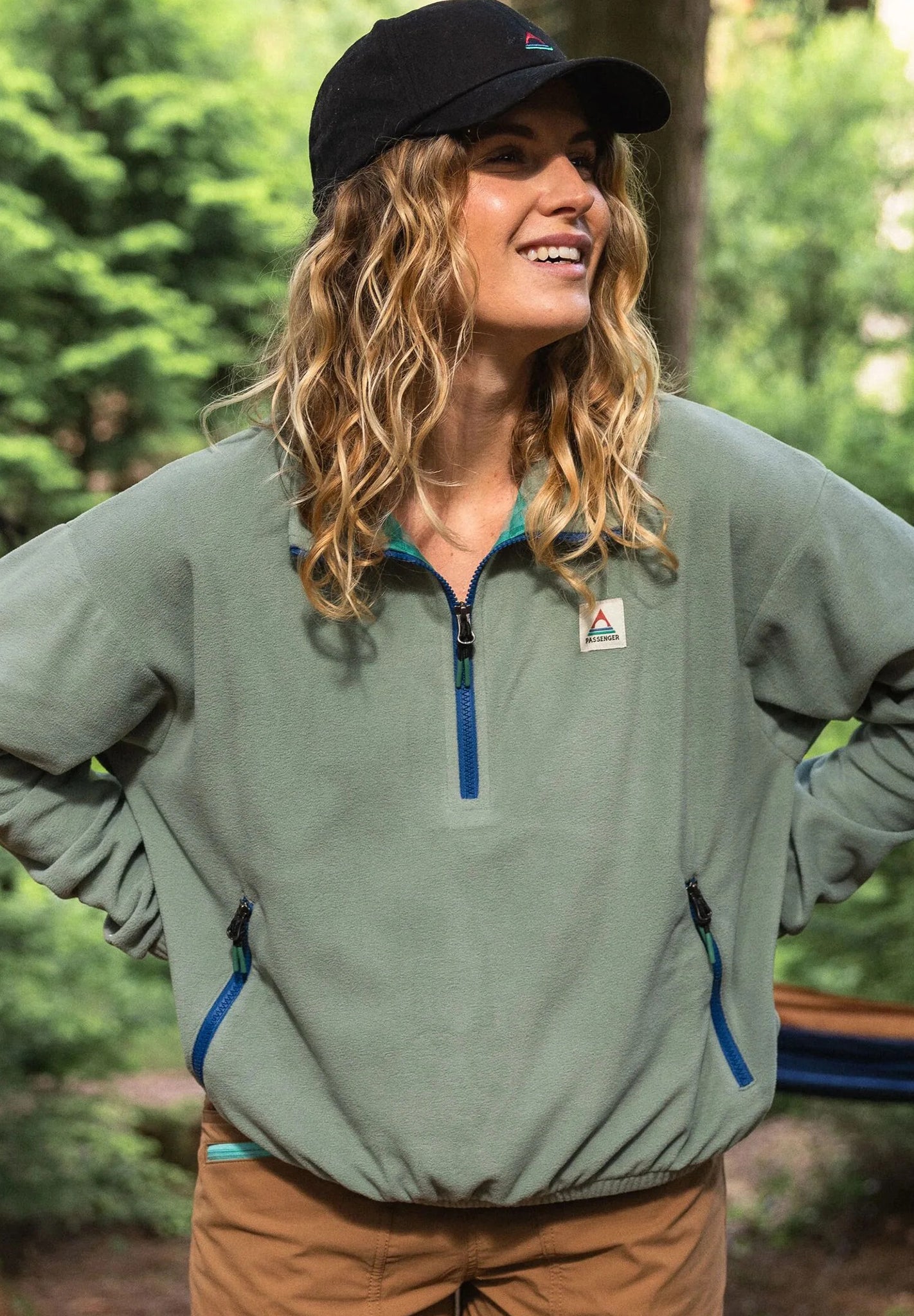 PASSENGER - Ayla Recycled Micro Polartec® Fleece - Pistachio - BACKYARD