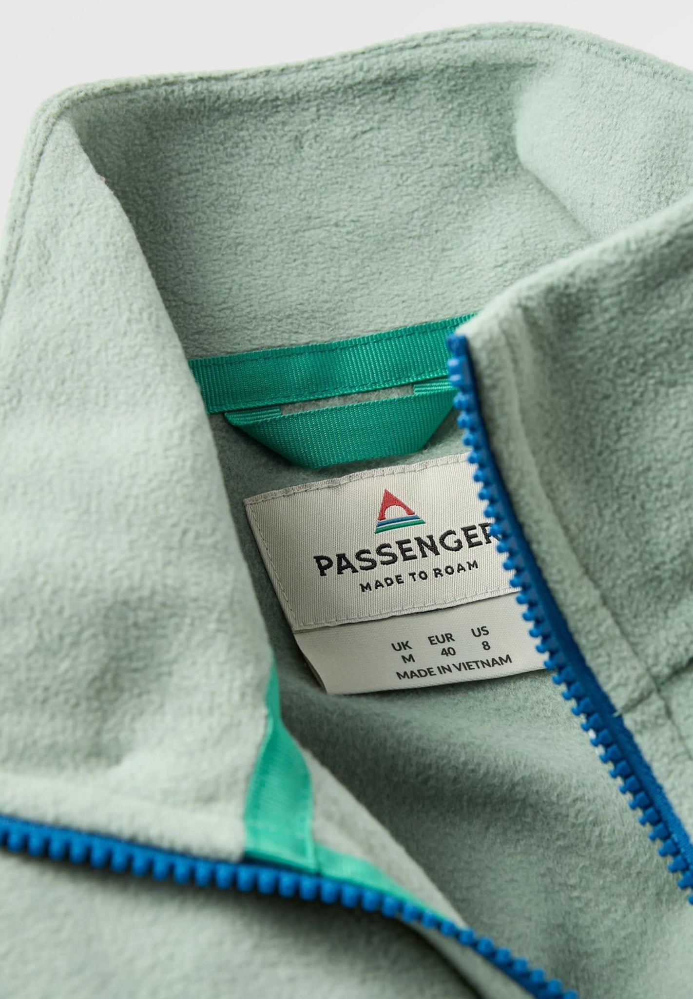 PASSENGER - Ayla Recycled Micro Polartec® Fleece - Pistachio - BACKYARD