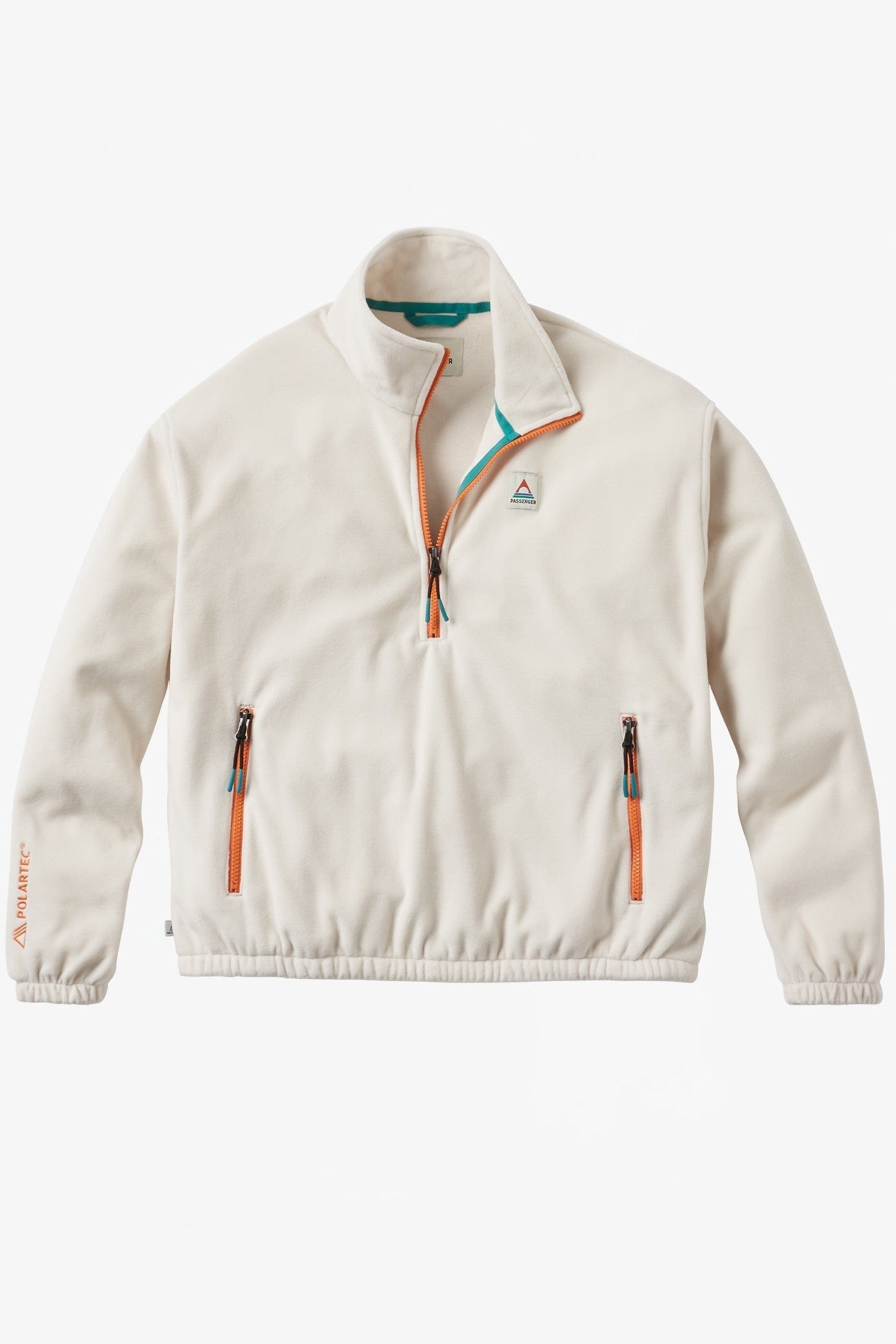 PASSENGER - Ayla Recycled Micro Polartec® Fleece - Vintage White - BACKYARD