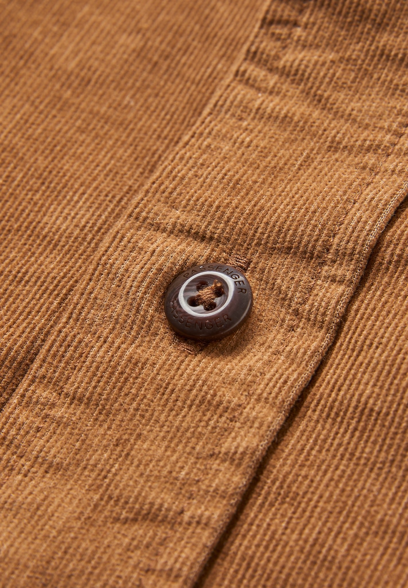 PASSENGER - Backcountry Cord Light Shirt - Caramel - BACKYARD
