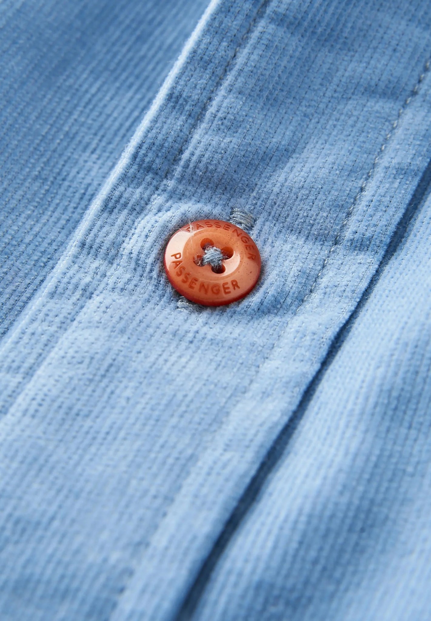 PASSENGER - Backcountry Cord Light Shirt - Faded Denim - BACKYARD