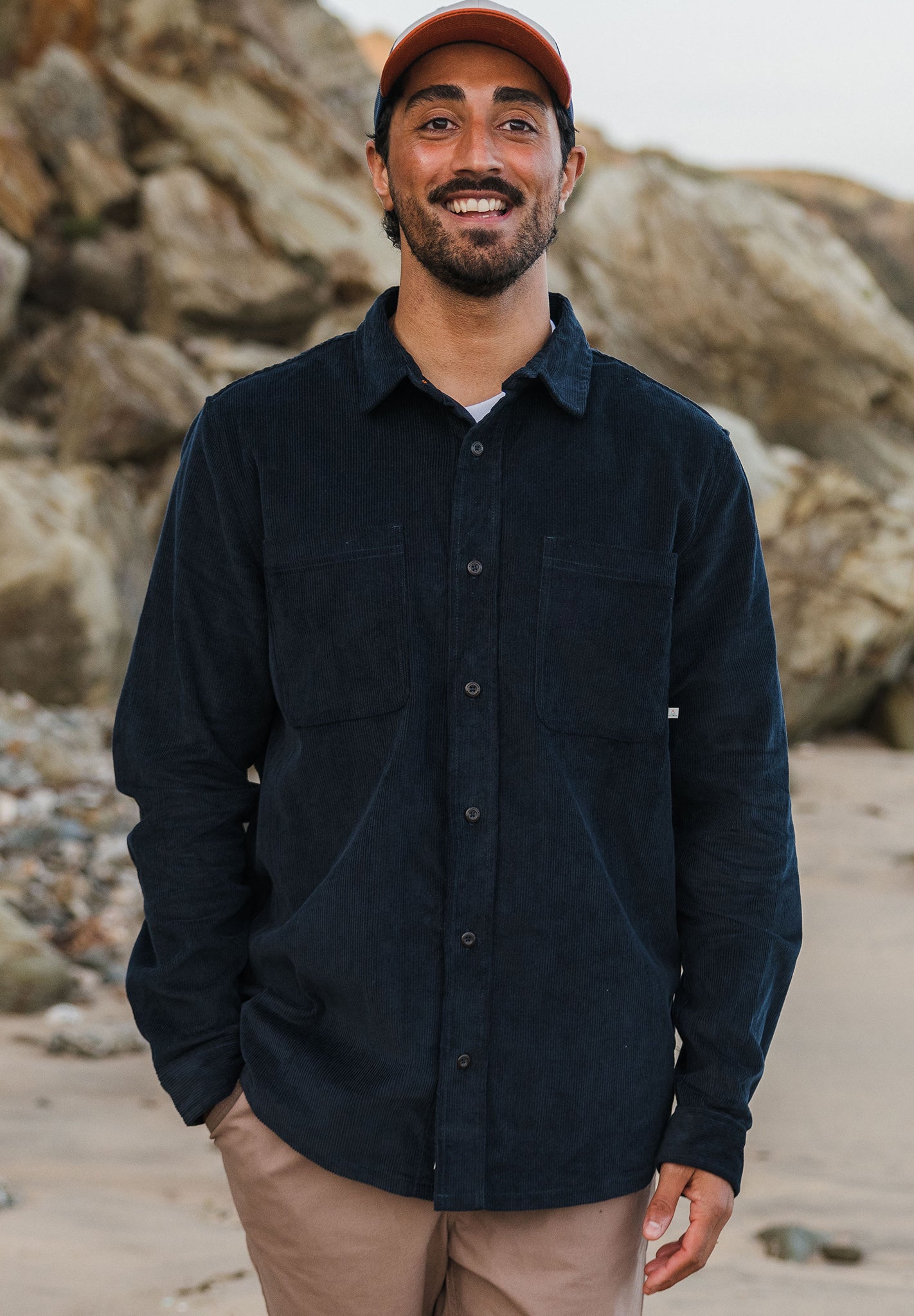 PASSENGER - Backcountry Cord Shirt - Deep Navy - BACKYARD