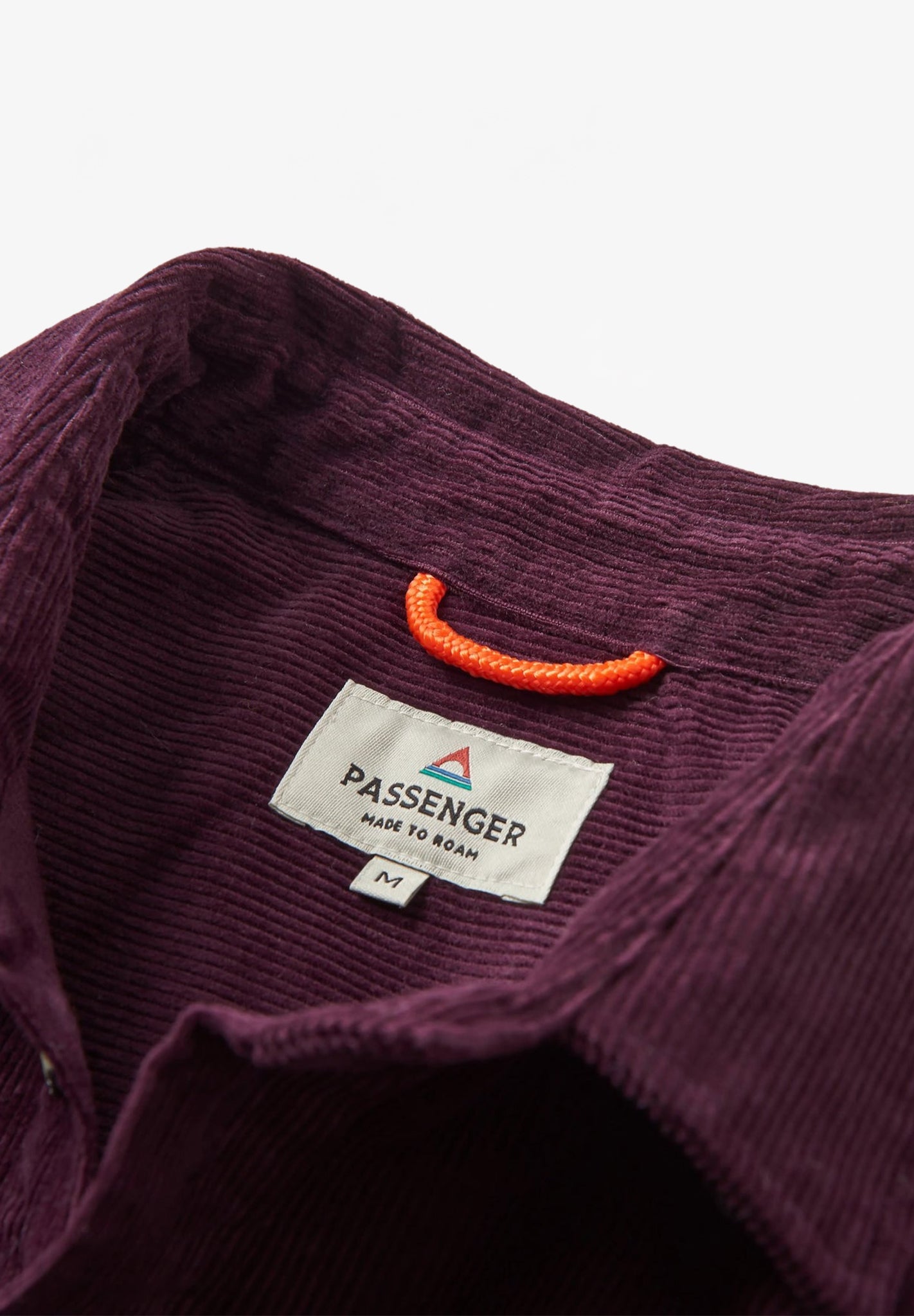PASSENGER - Backcountry Cord Shirt - Deep Plum - BACKYARD
