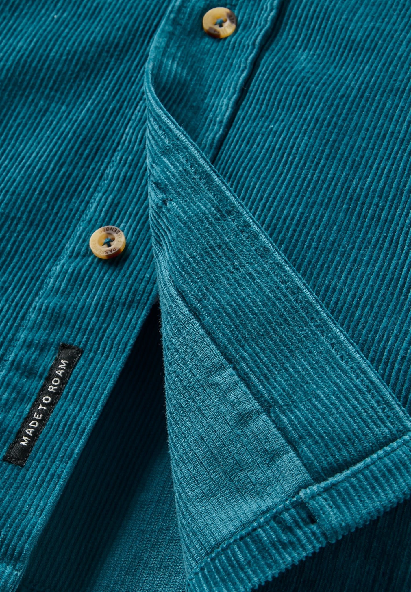 PASSENGER - Backcountry Cord Shirt - Tidal Blue - BACKYARD