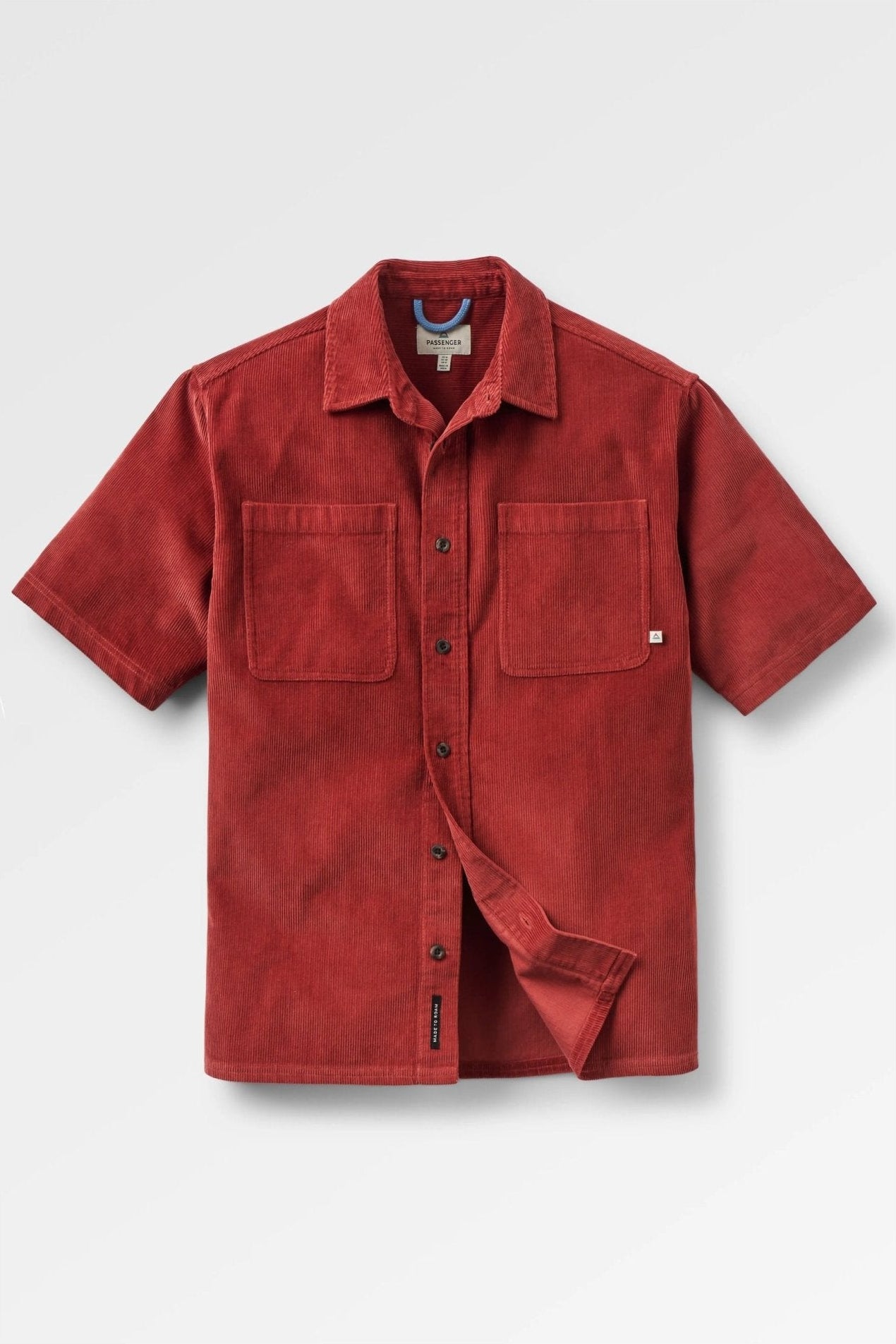 PASSENGER - Backcountry Short Sleeve Cord Shirt 2.0 - Redwood - BACKYARD