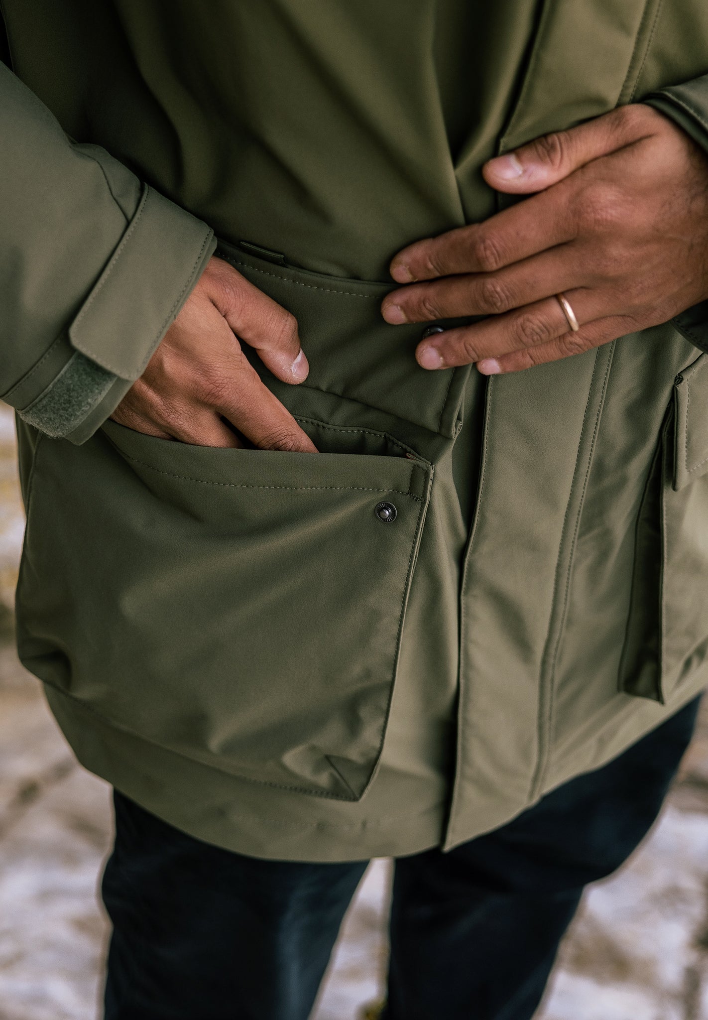 PASSENGER - Baltic Recycled Insulated Parka - Khaki - BACKYARD