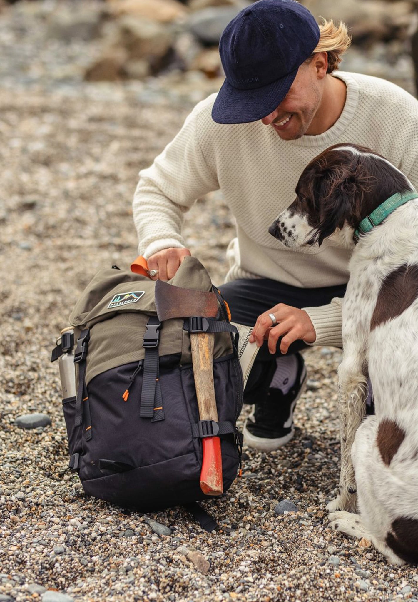 PASSENGER - Boondocker Recycled 26L Backpack - Black Khaki - BACKYARD