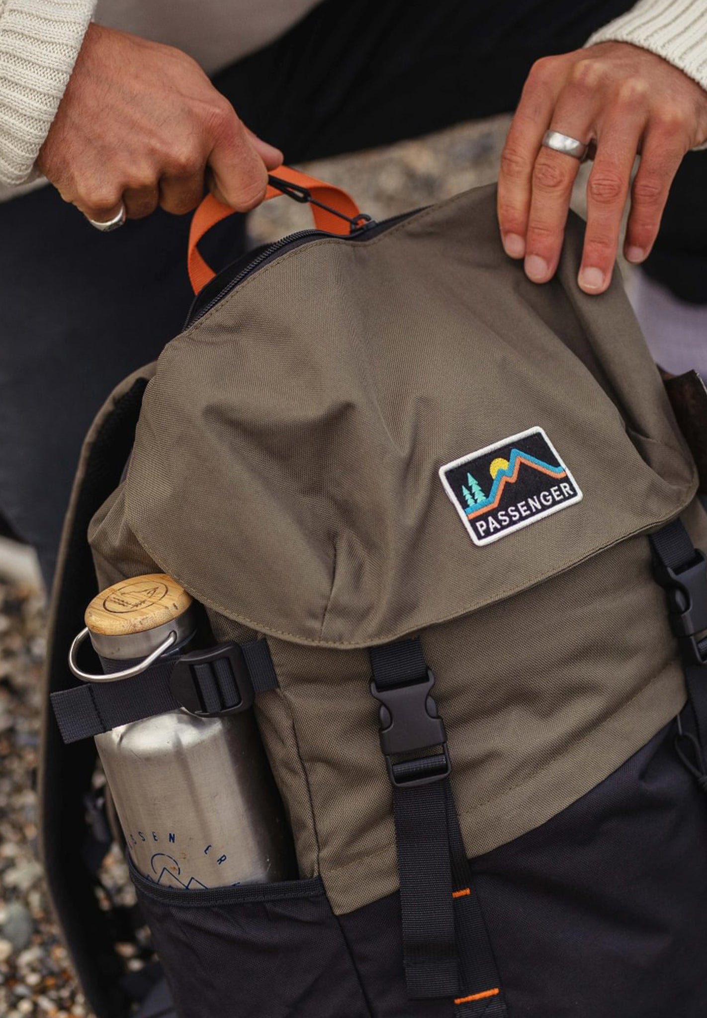 PASSENGER - Boondocker Recycled 26L Backpack - Black Khaki - BACKYARD