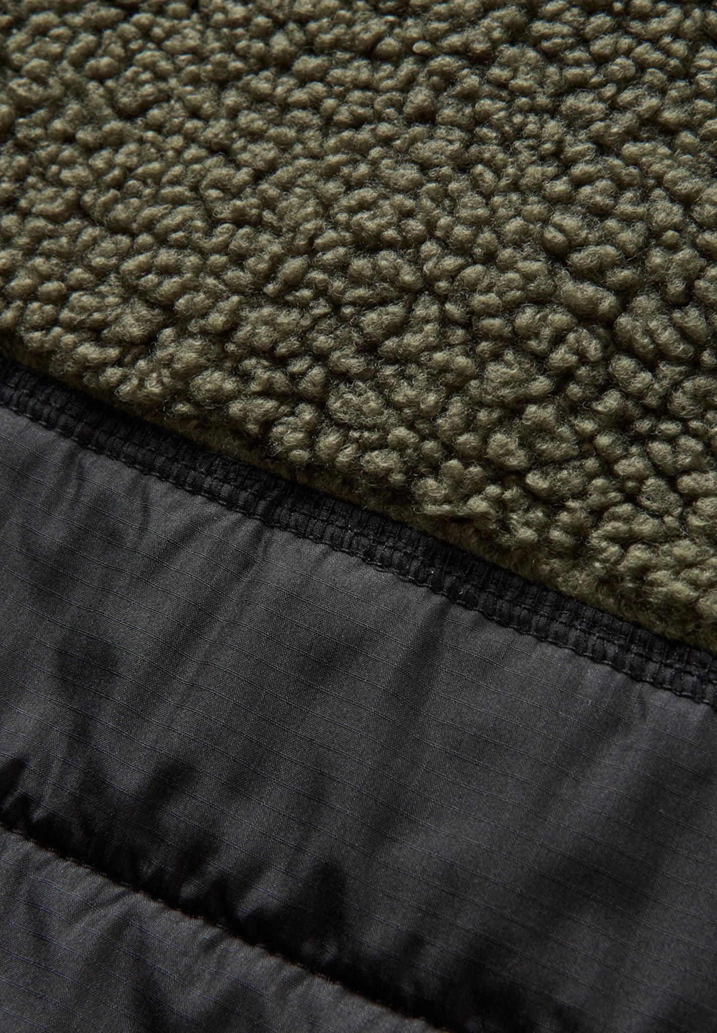 PASSENGER - Born Explorer Recycled Polar - Lined Sherpa Fleece - Khaki - BACKYARD