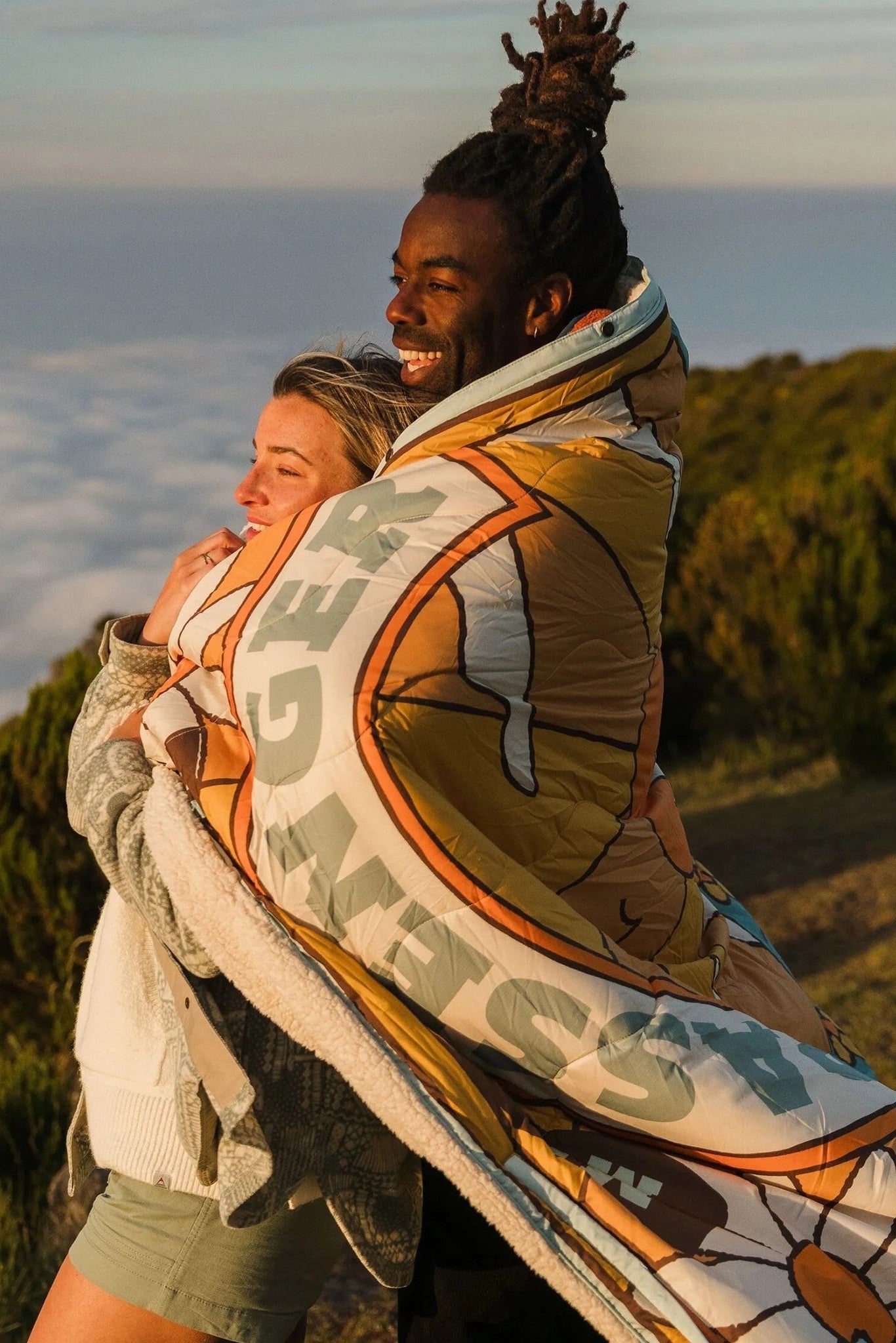 PASSENGER - Cabin Recycled Sherpa Blanket - Seasonal Graphic Birch - BACKYARD