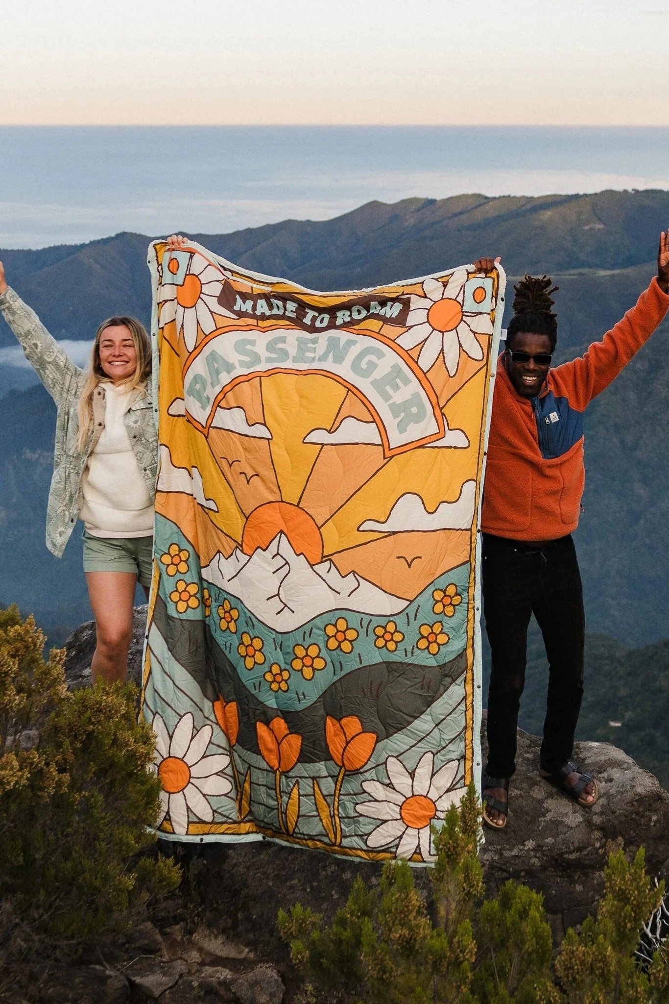 PASSENGER - Cabin Recycled Sherpa Blanket - Seasonal Graphic Birch - BACKYARD