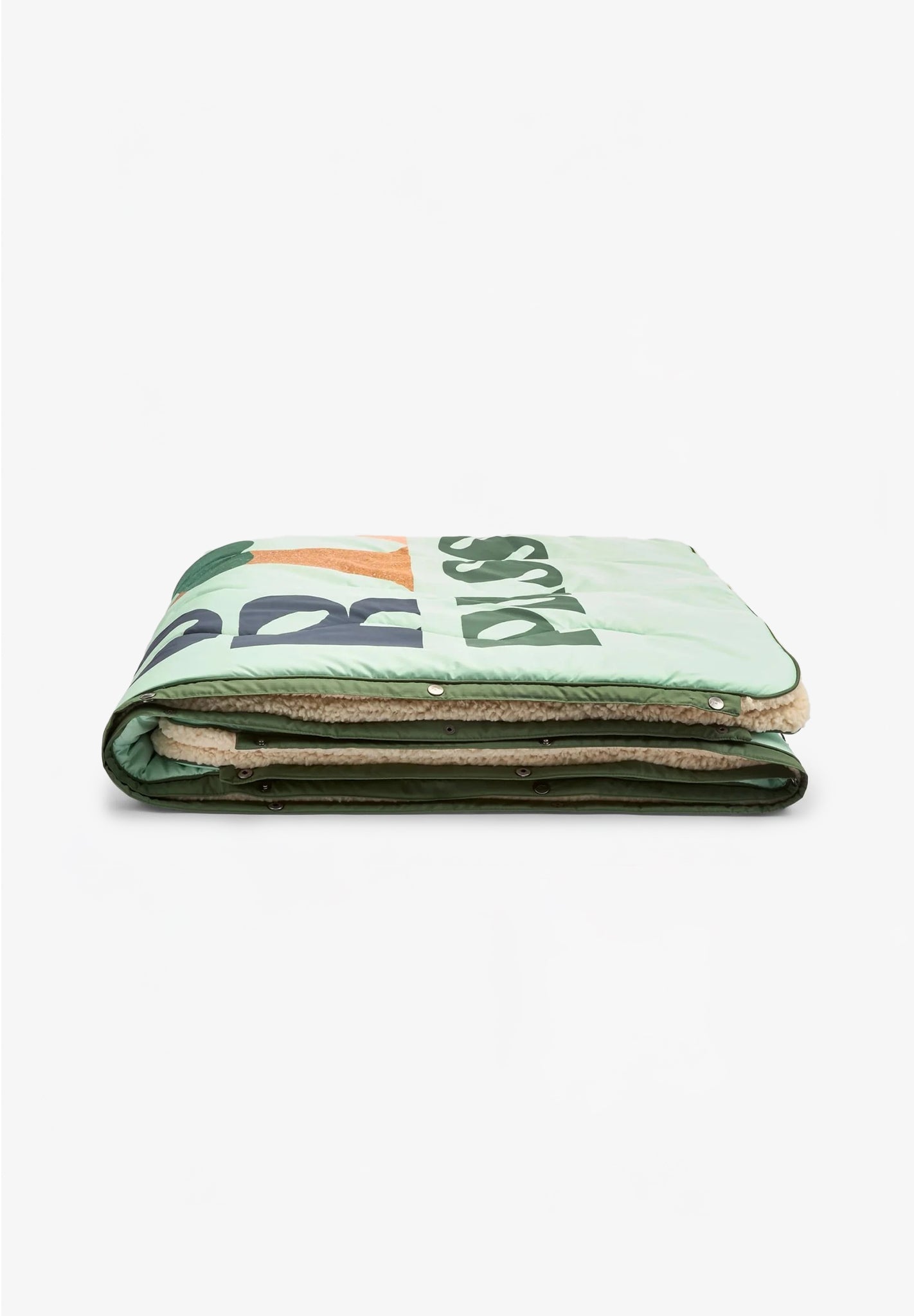 PASSENGER - Cabin Recycled Sherpa Blanket - Spearmint - BACKYARD
