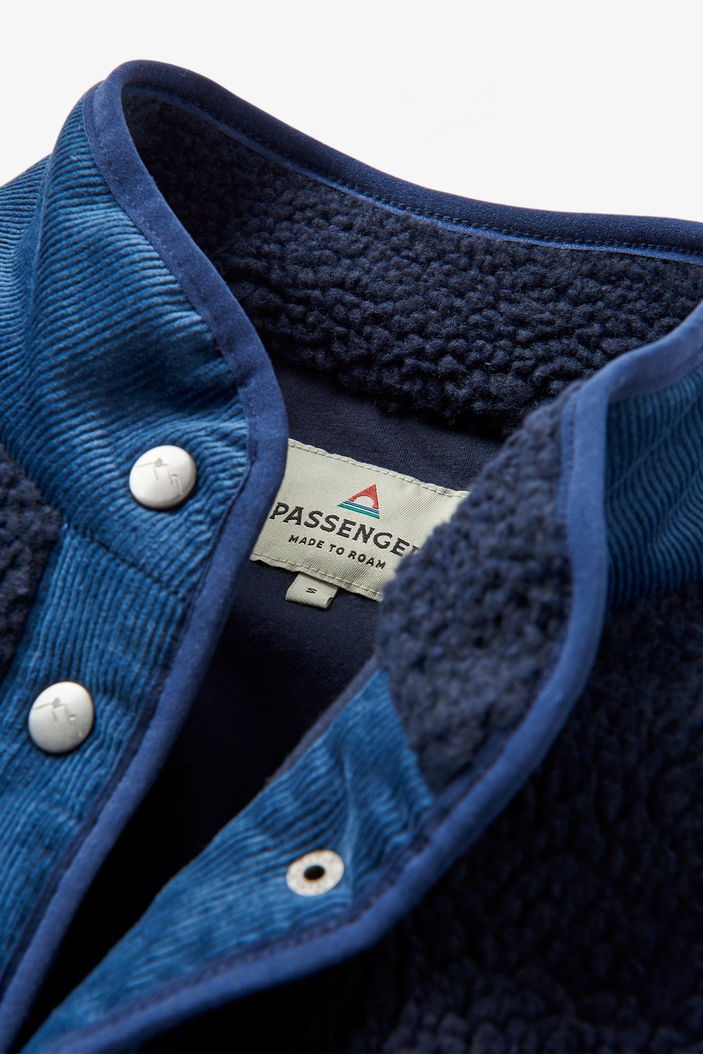 PASSENGER - Clover 2.0 Recycled Sherpa Fleece - Deep Navy - BACKYARD