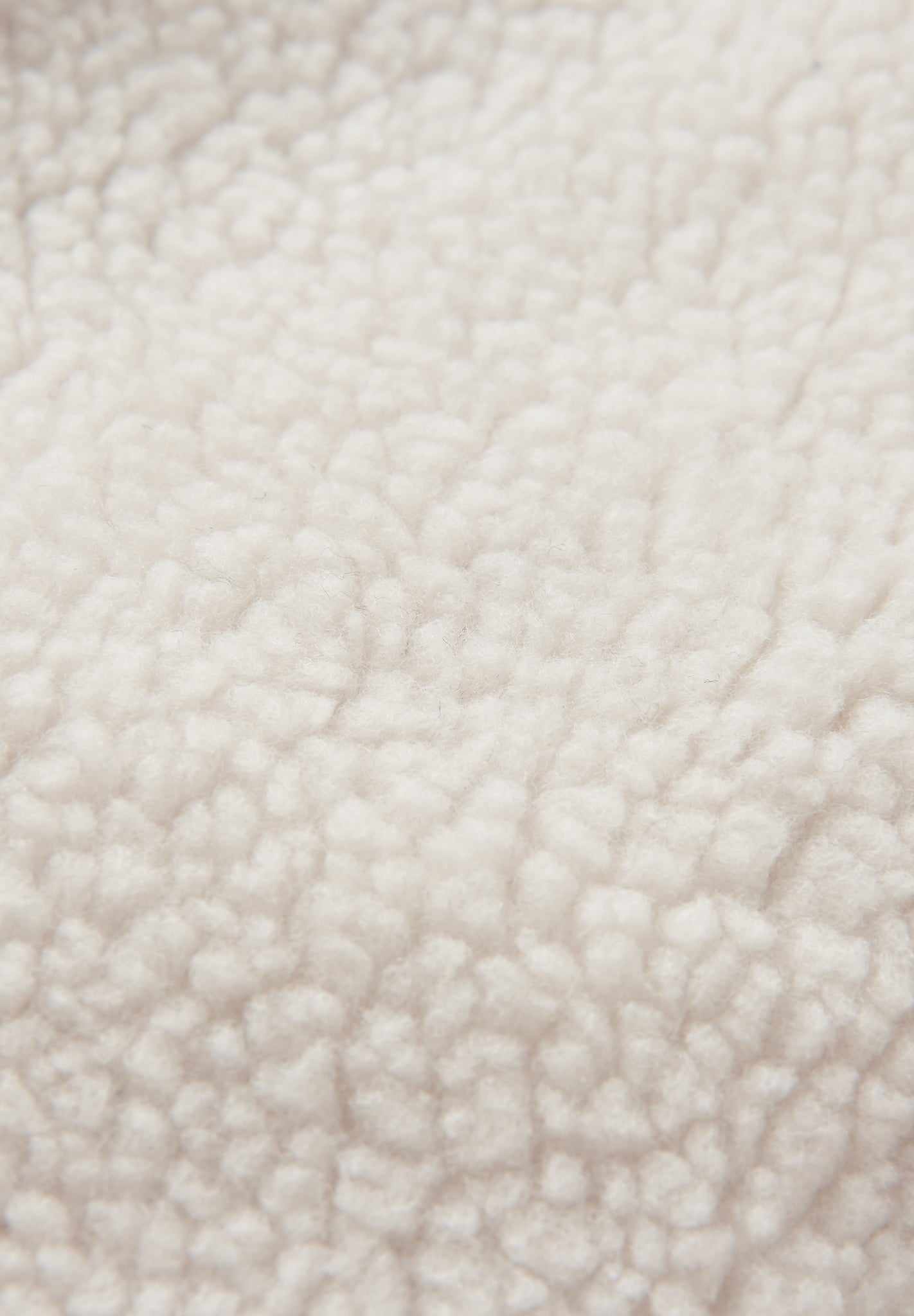 PASSENGER - Clover 2.0 Recycled Sherpa Fleece - Vintage White - BACKYARD