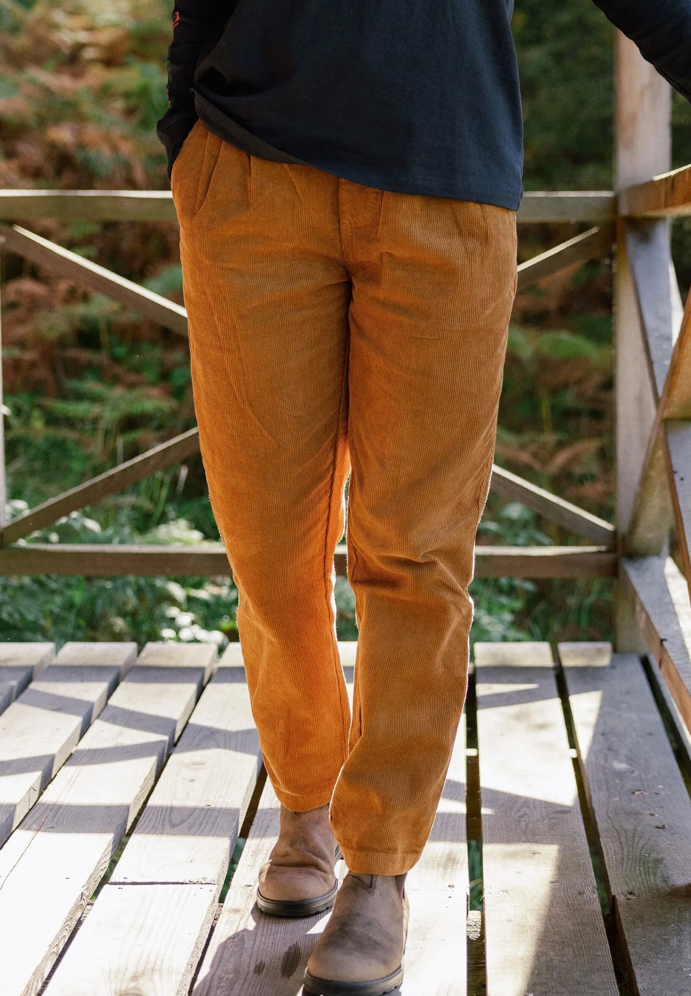PASSENGER - Compass Recycled Corduroy Trouser - Coconut - BACKYARD