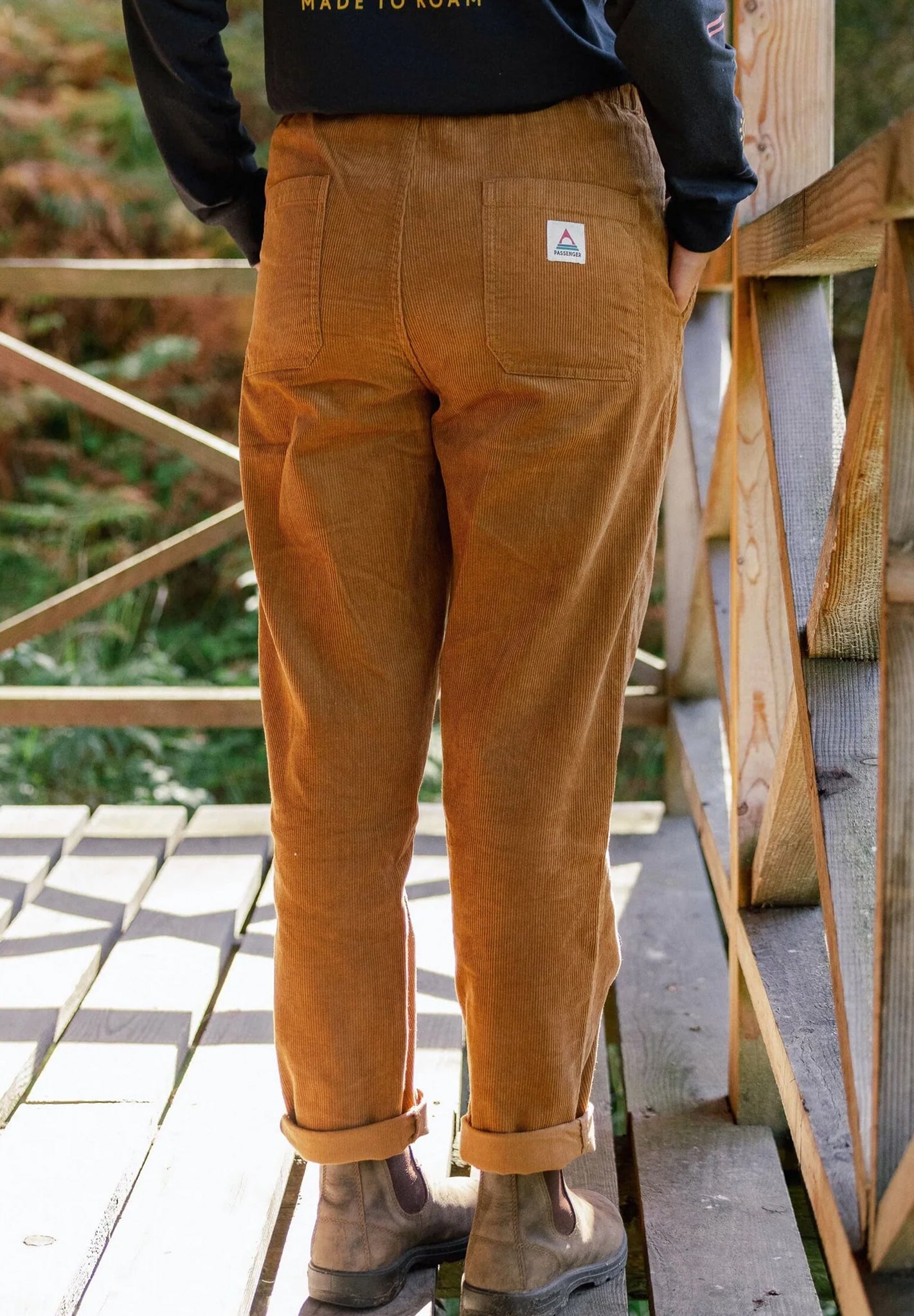PASSENGER - Compass Recycled Corduroy Trouser - Coconut - BACKYARD