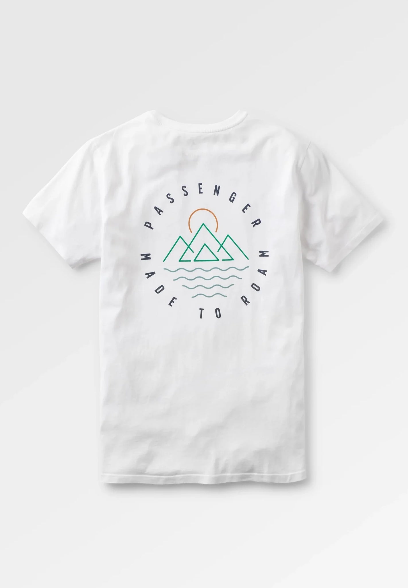 PASSENGER - Escapism Recycled Cotton T-Shirt - White - BACKYARD