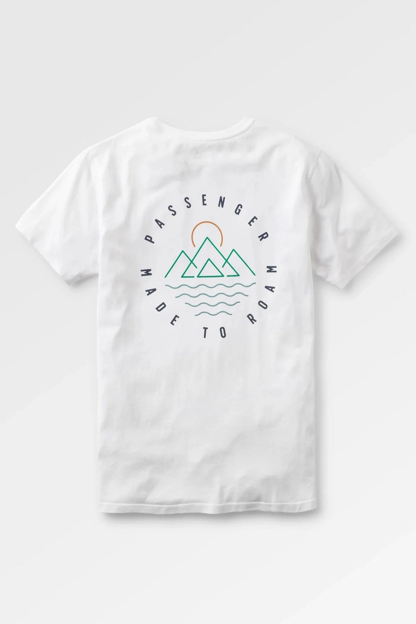 PASSENGER - Escapism Recycled Cotton T-Shirt - White - BACKYARD