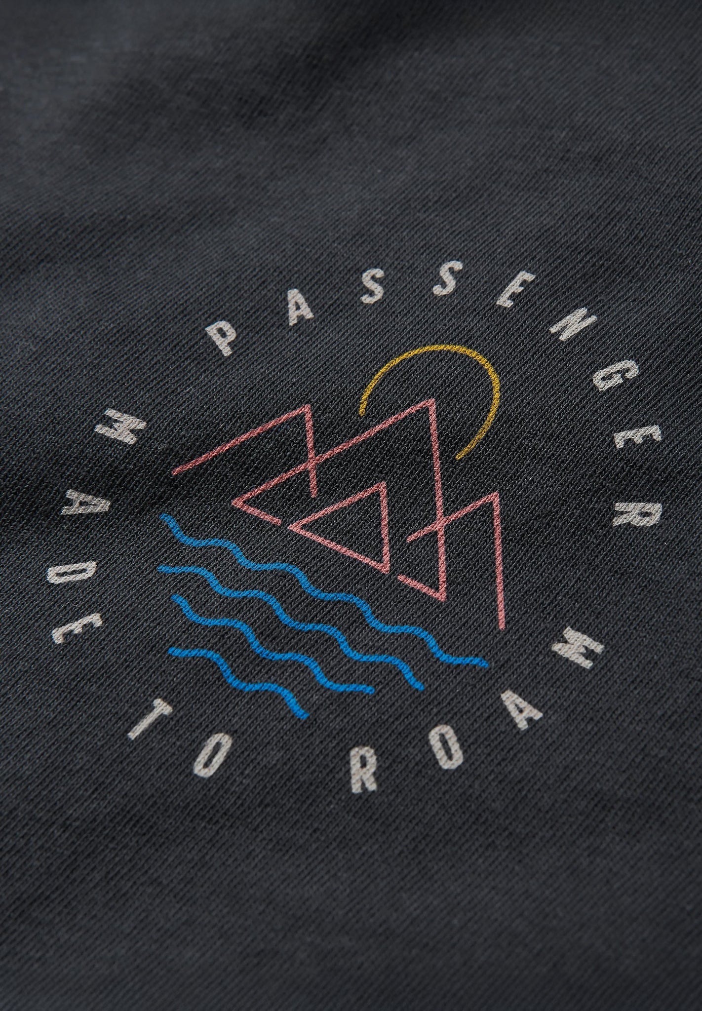 PASSENGER - Escapism Recycled Cotton T-Shirt - Black - BACKYARD