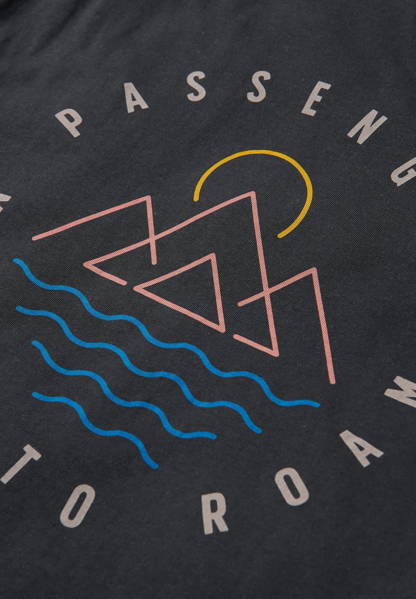 PASSENGER - Escapism Recycled Cotton T-Shirt - Black - BACKYARD