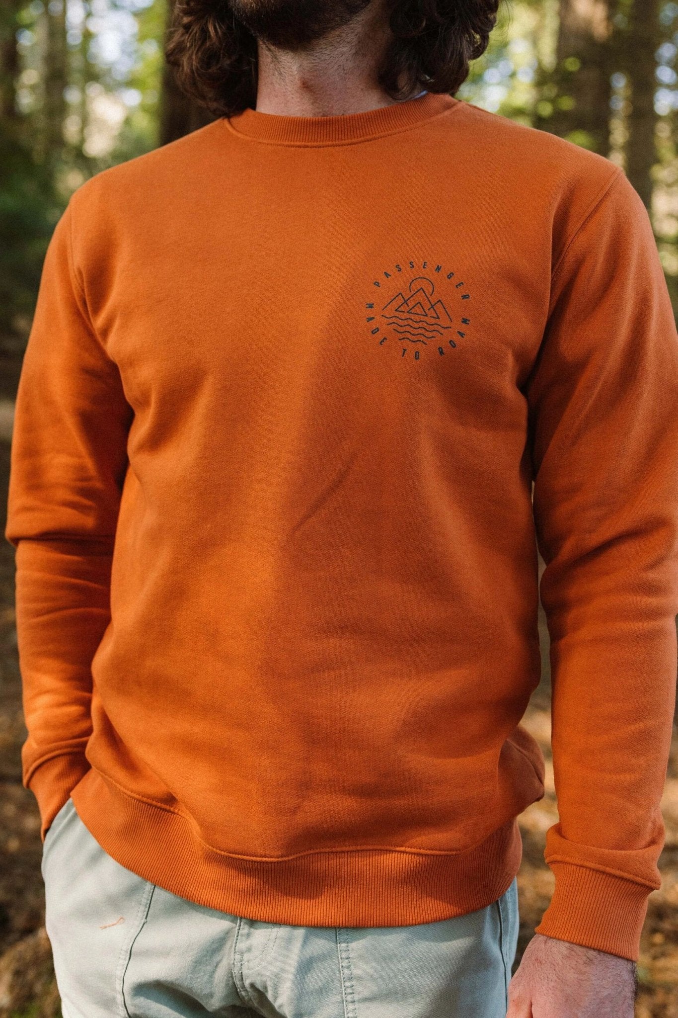 PASSENGER - Escapism Sweatshirt - Sunset Orange - BACKYARD