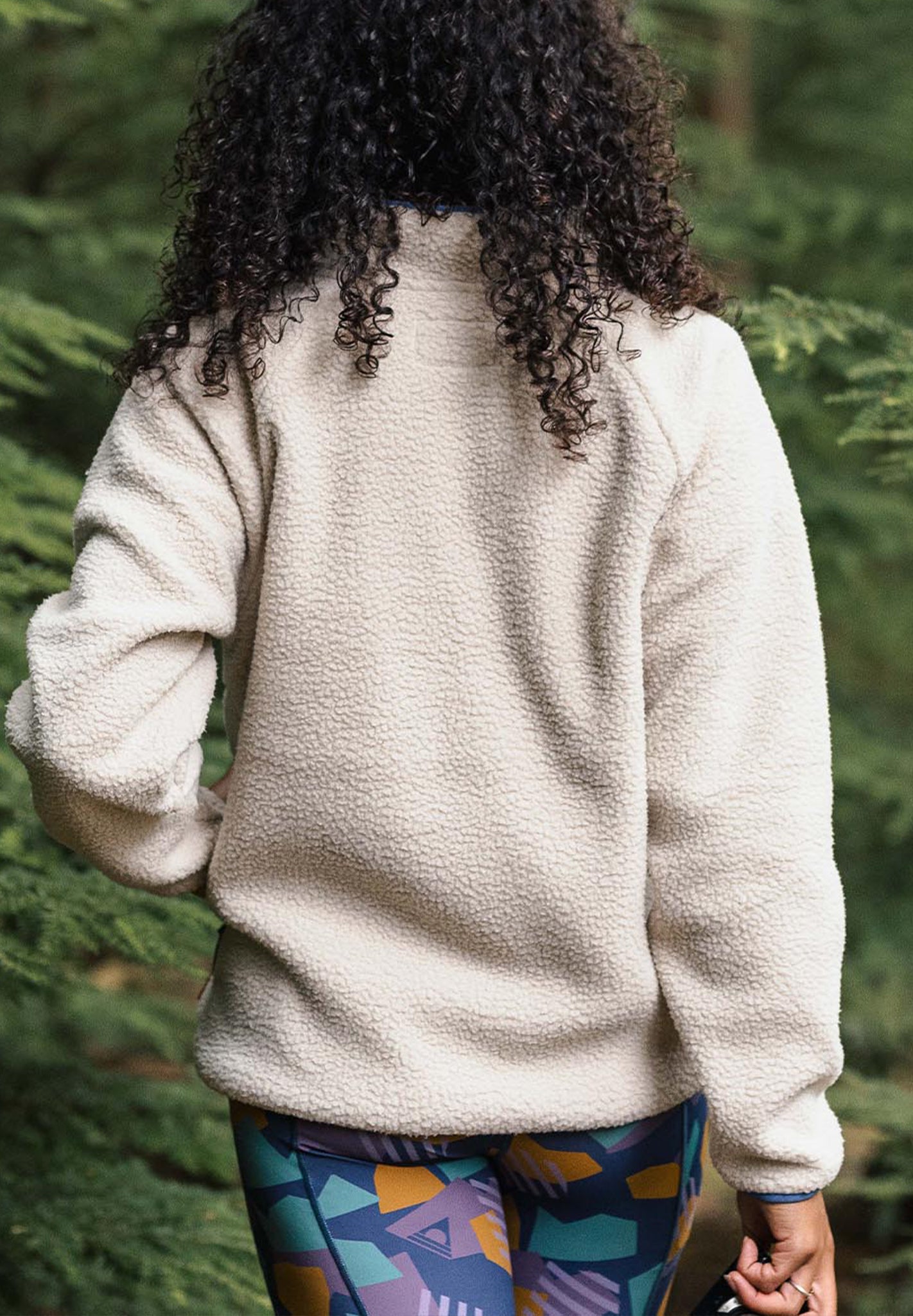 PASSENGER - Fairbanks 2.0 Full Zip Recycled Sherpa Fleece - Oatmeal - BACKYARD