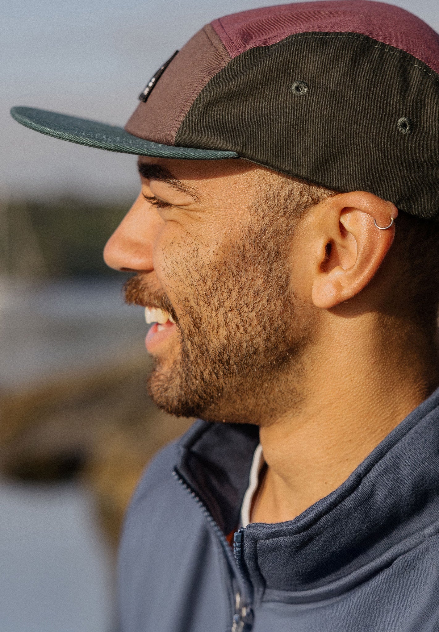 PASSENGER - Fixie Recycled 5 Panel Cap - Grape Multi - BACKYARD