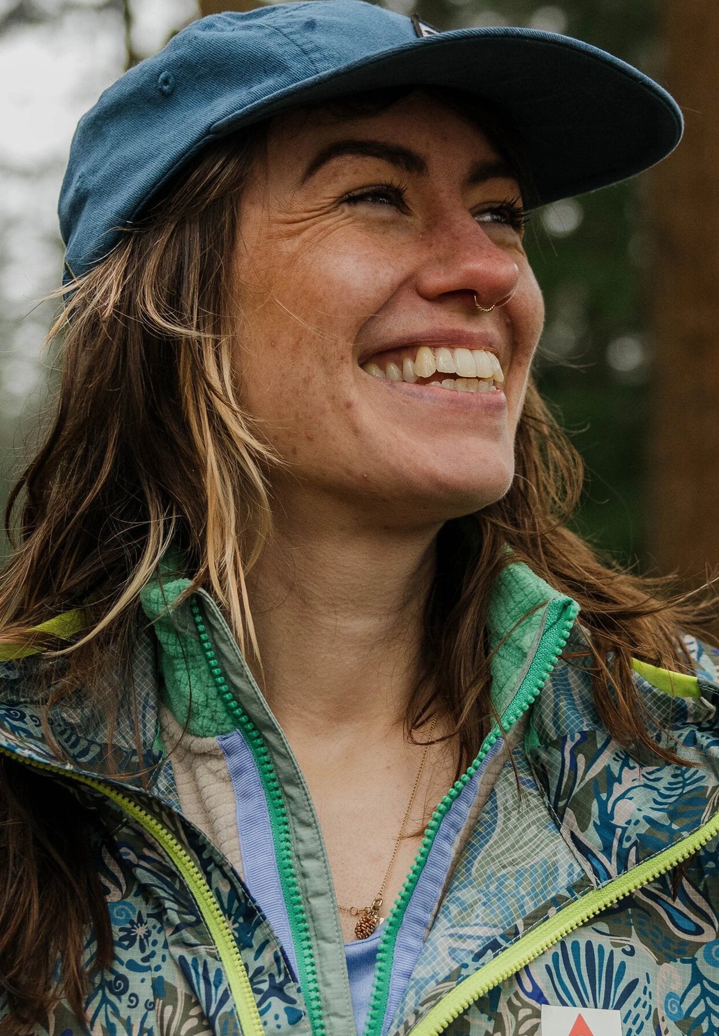 PASSENGER - Fixie Recycled 5 Panel Cap - Tidal Blue - BACKYARD