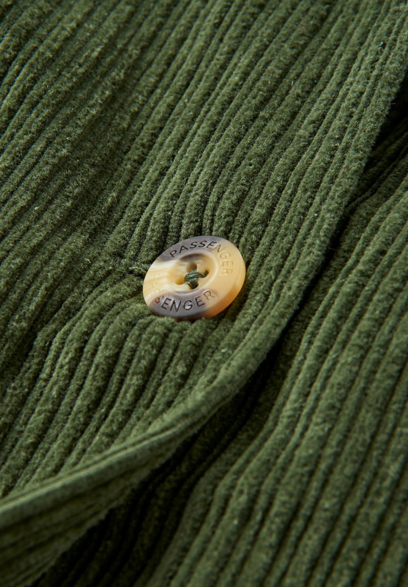 PASSENGER - Flint Corduroy Overshirt - Fir Tree - BACKYARD