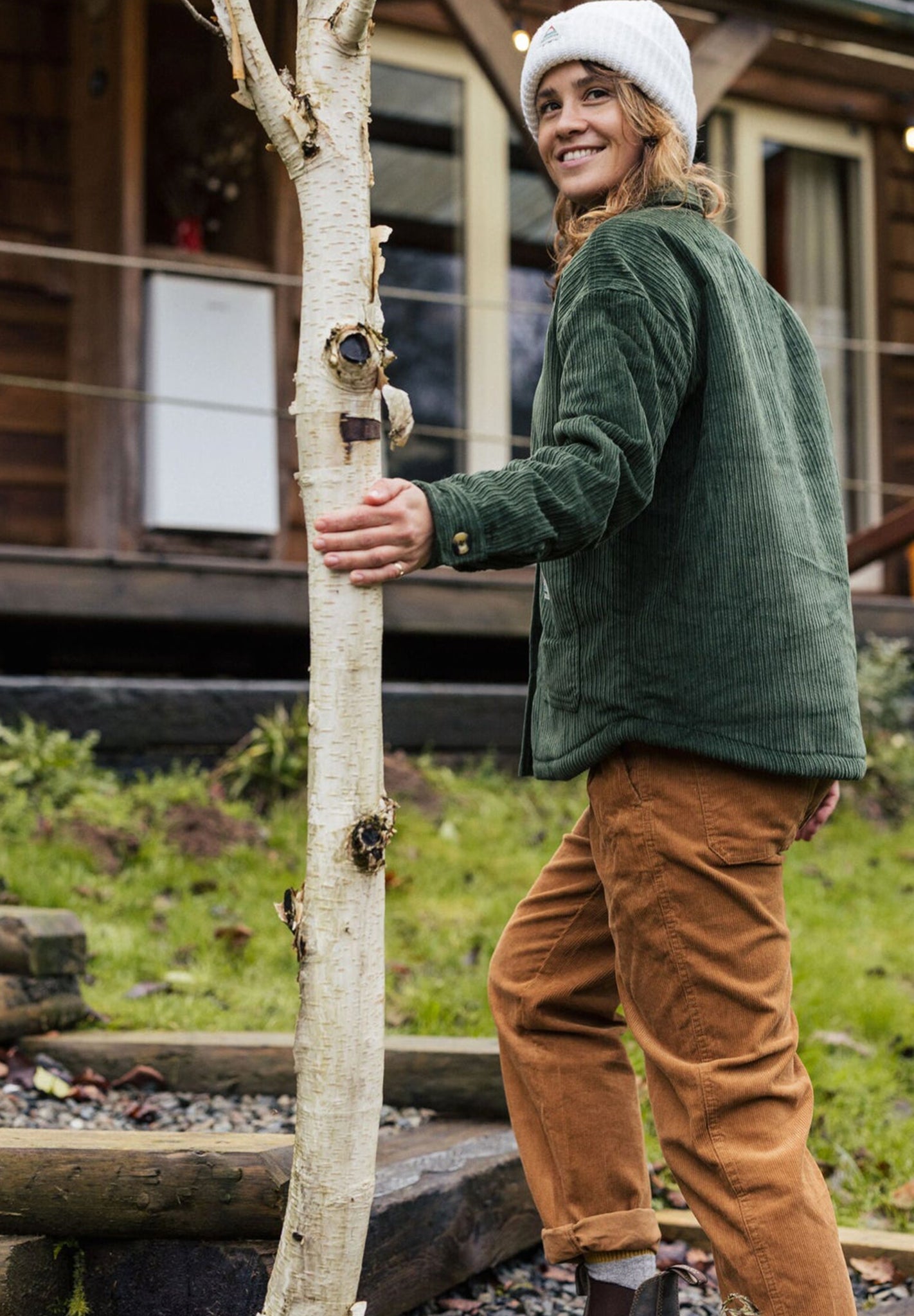 PASSENGER - Flint Corduroy Overshirt - Fir Tree - BACKYARD