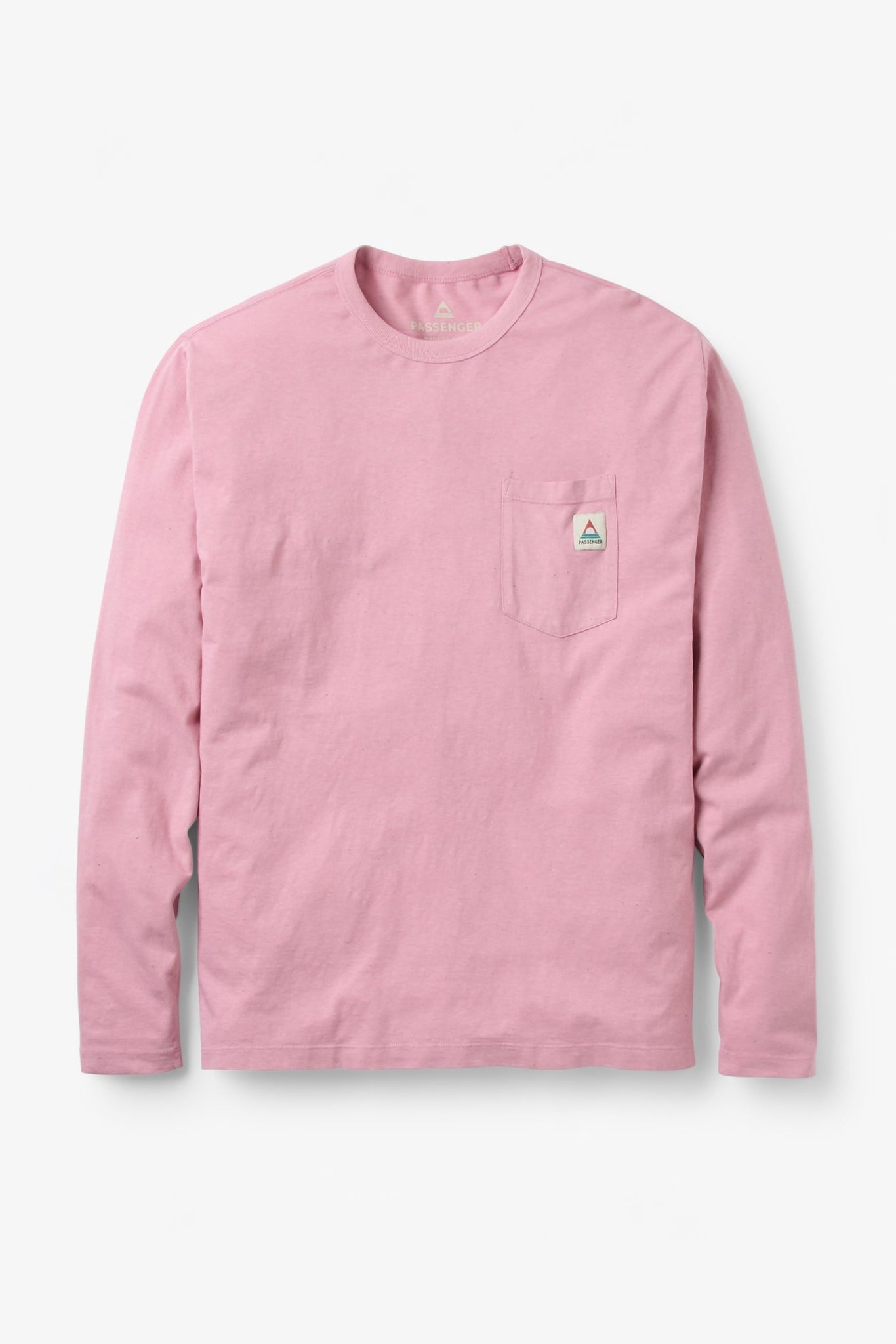 PASSENGER - Heritage Recycled Relaxed Fit LS T-Shirt - Pink Haze - BACKYARD