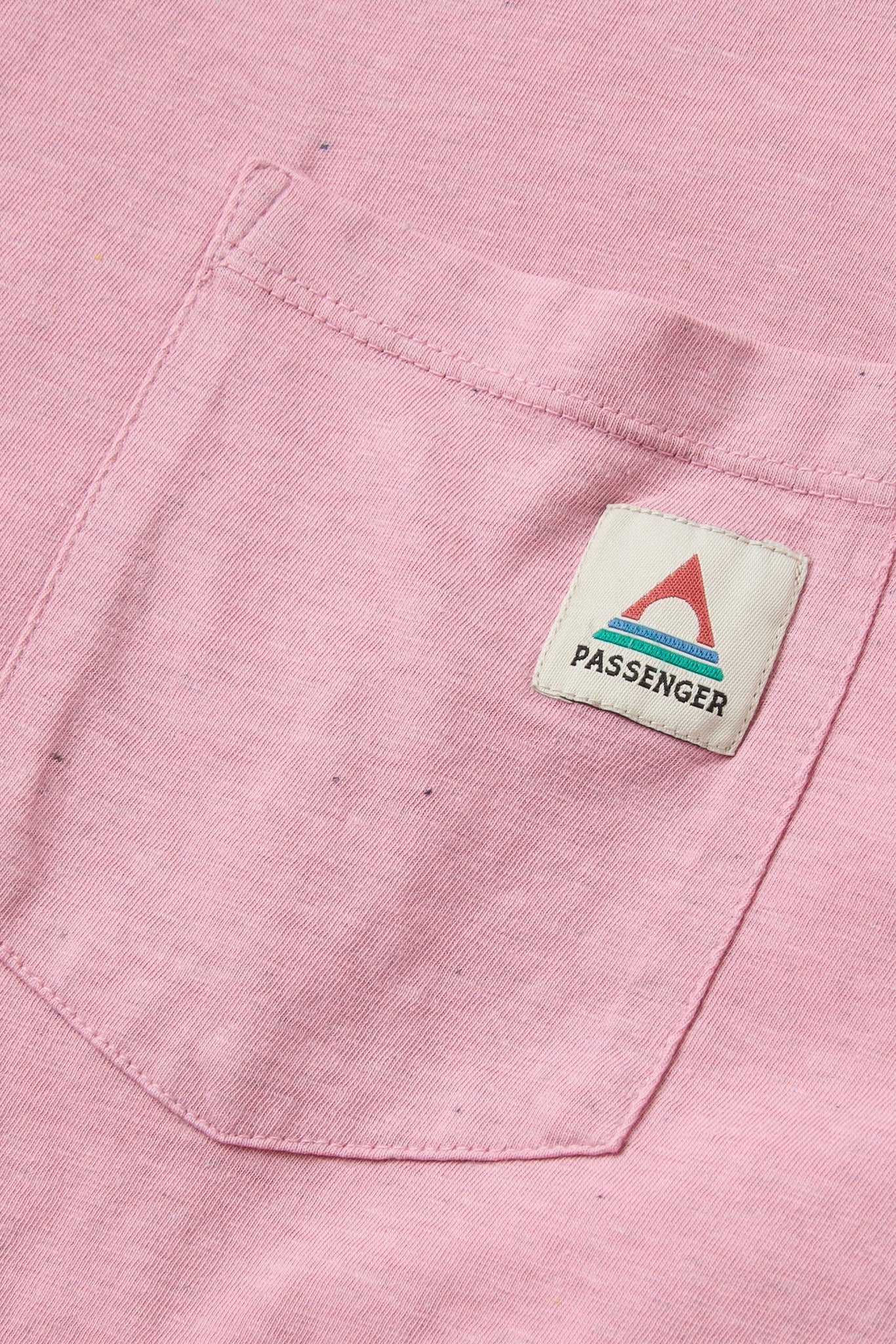 PASSENGER - Heritage Recycled Relaxed Fit LS T-Shirt - Pink Haze - BACKYARD