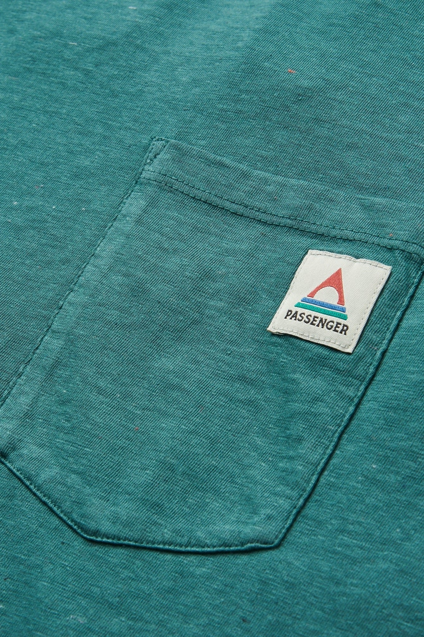 PASSENGER - Heritage Recycled Relaxed Fit T-Shirt - Deep Ocean Marl - BACKYARD