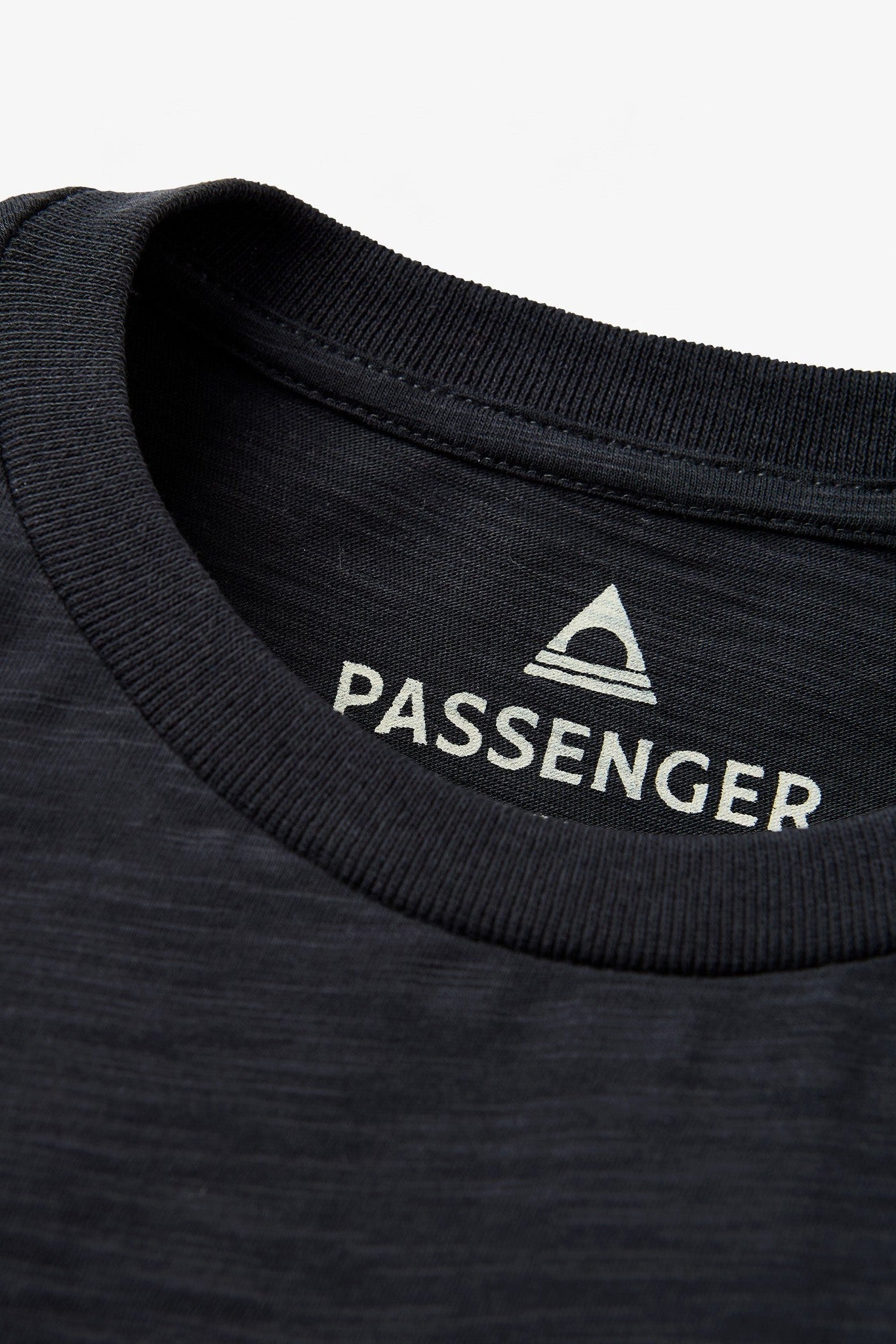 PASSENGER - Laidback Recycled Cotton T-Shirt - Black - BACKYARD