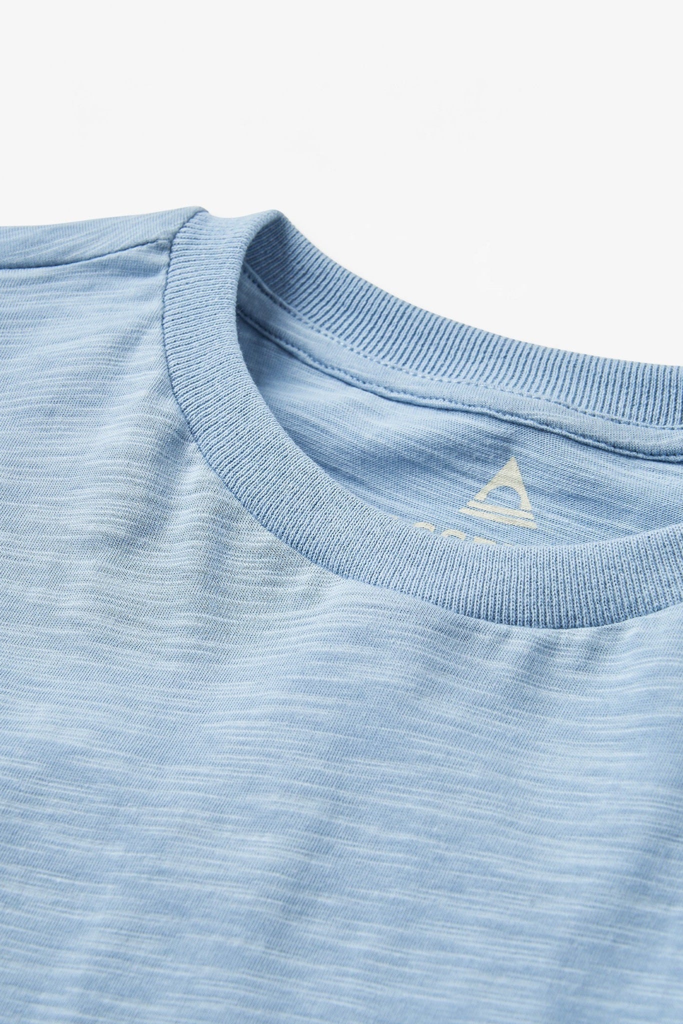 PASSENGER - Laidback Recycled Cotton T-Shirt - Faded Denim - BACKYARD