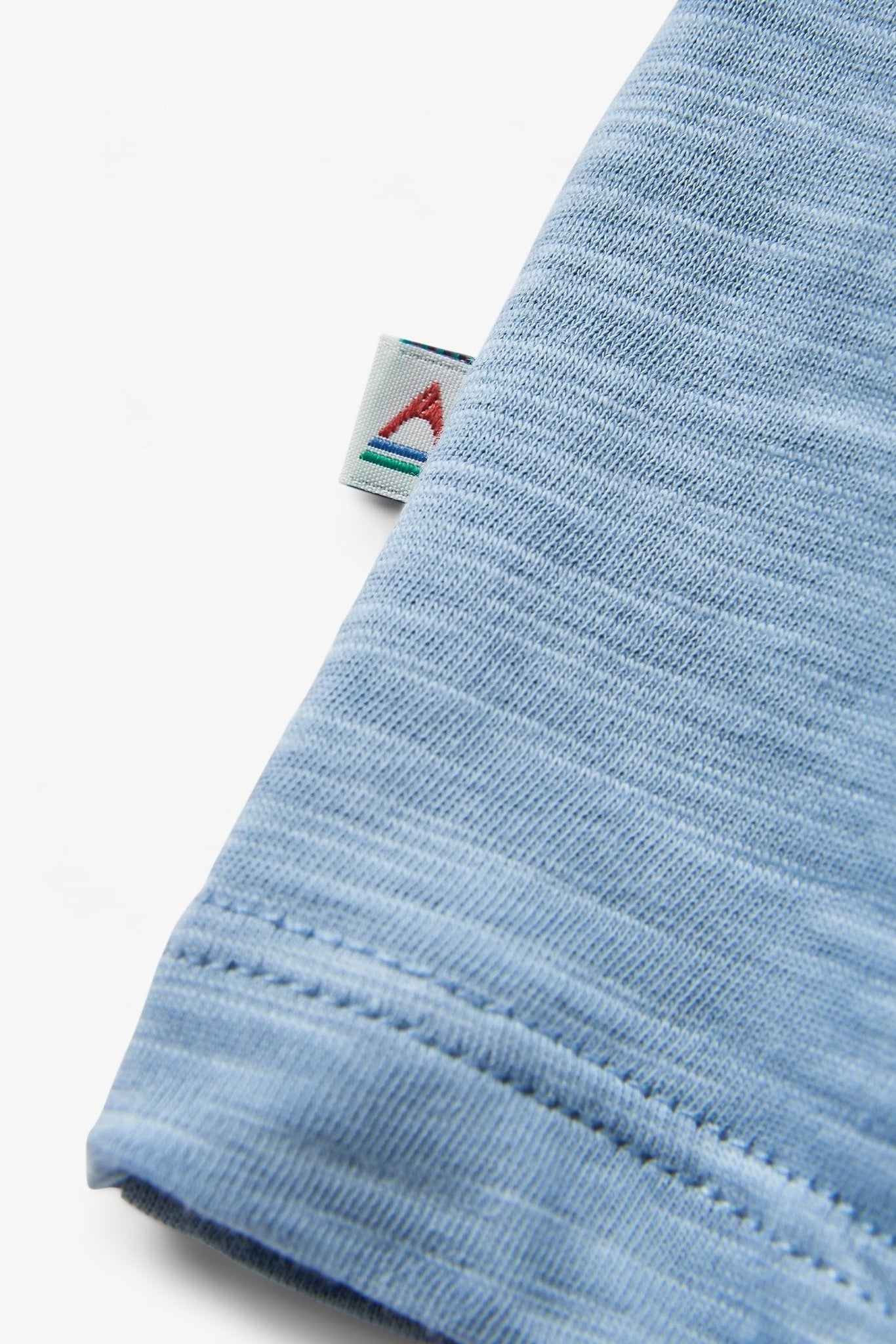 PASSENGER - Laidback Recycled Cotton T-Shirt - Faded Denim - BACKYARD