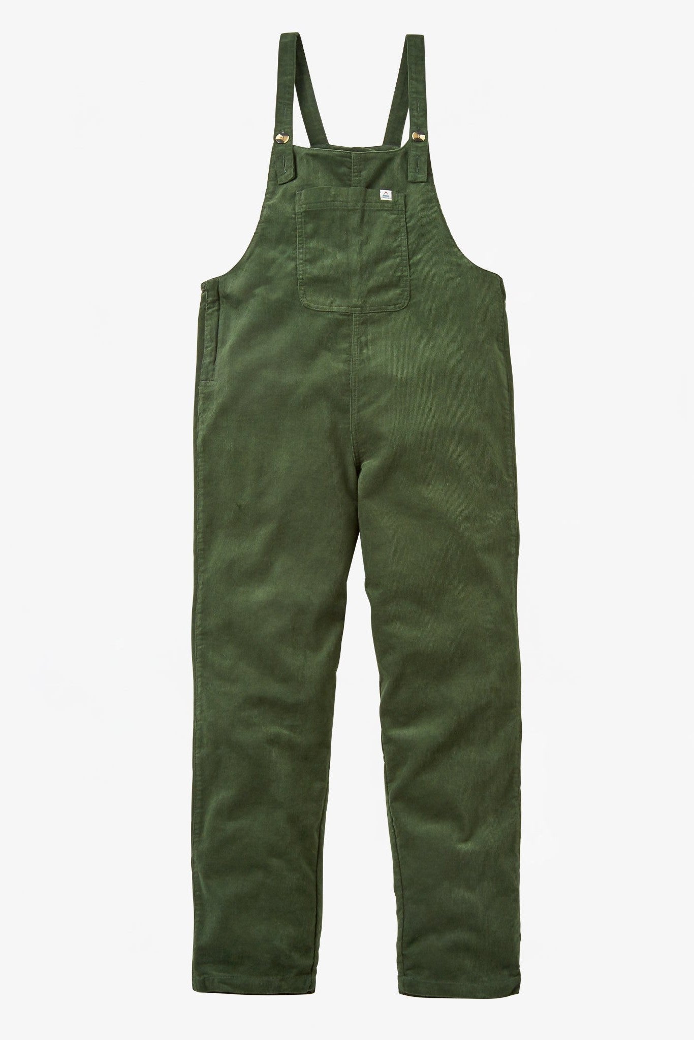 PASSENGER - Meadows Organic Cotton Corduroy Dungarees - Fir Tree - BACKYARD